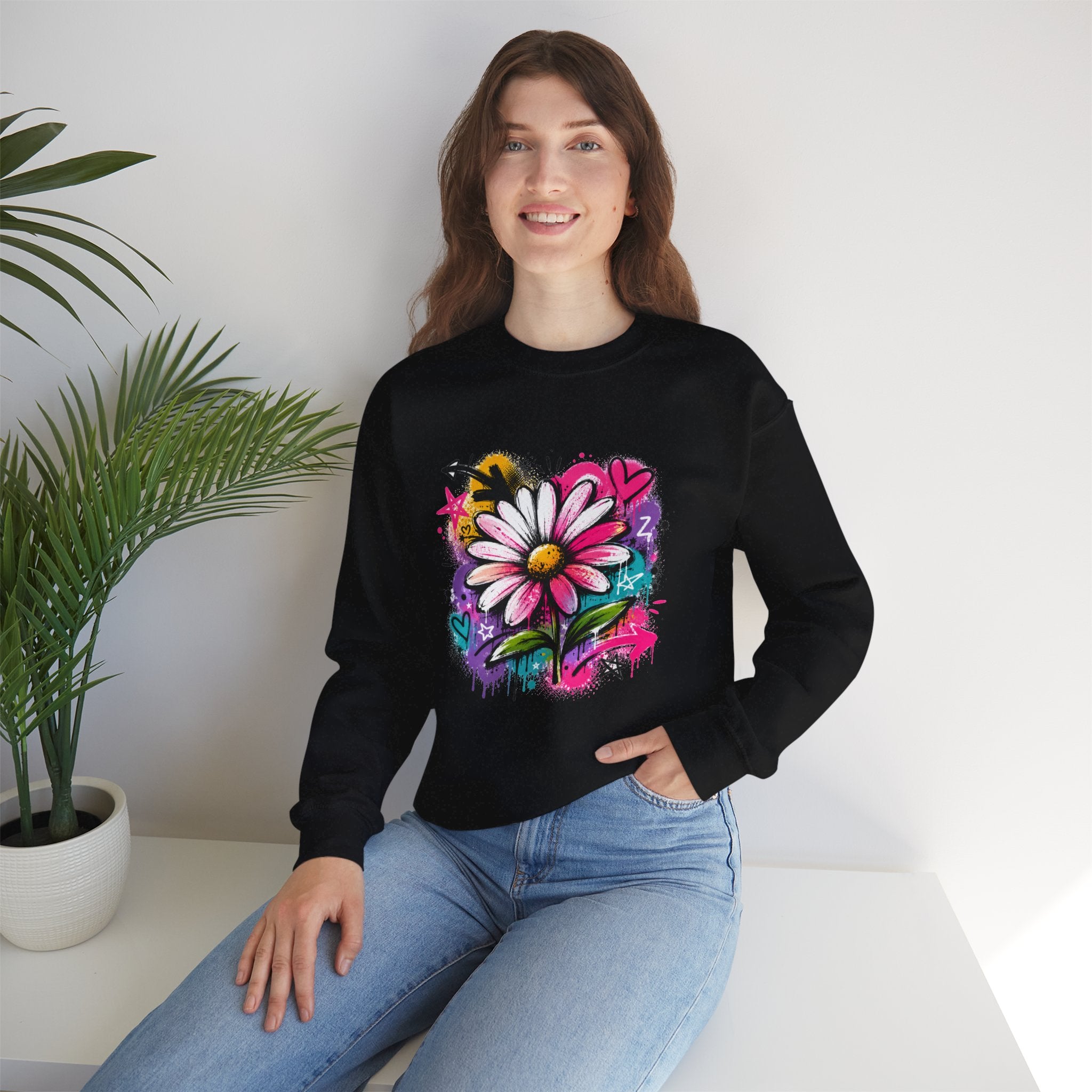 Wild Daisy — Graffiti Sweatshirt