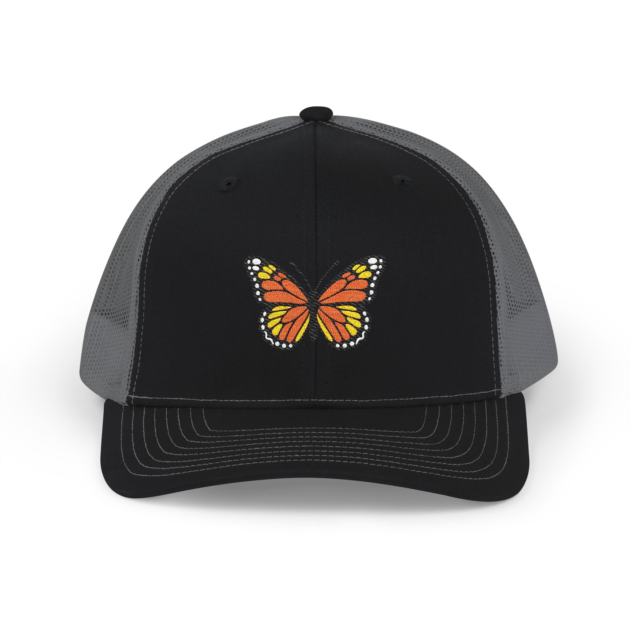 Monarch Meadow — Embroidered Trucker Hat
