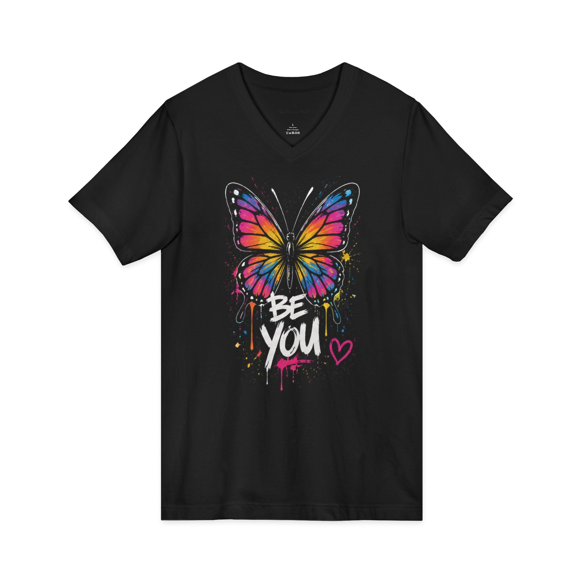 Be You — Graffiti V-Neck Tee