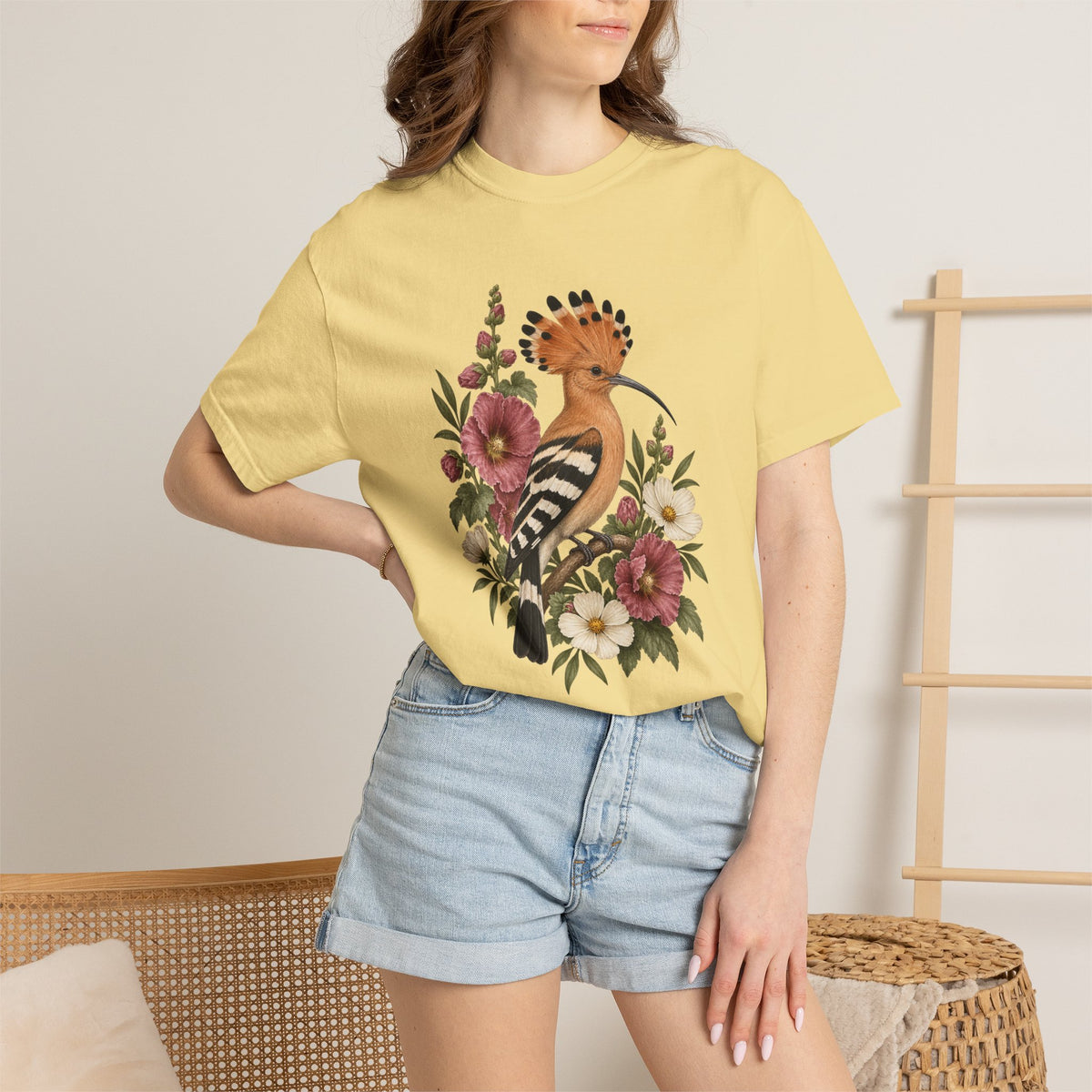 Glasswing Butterfly Scabiosa Tee