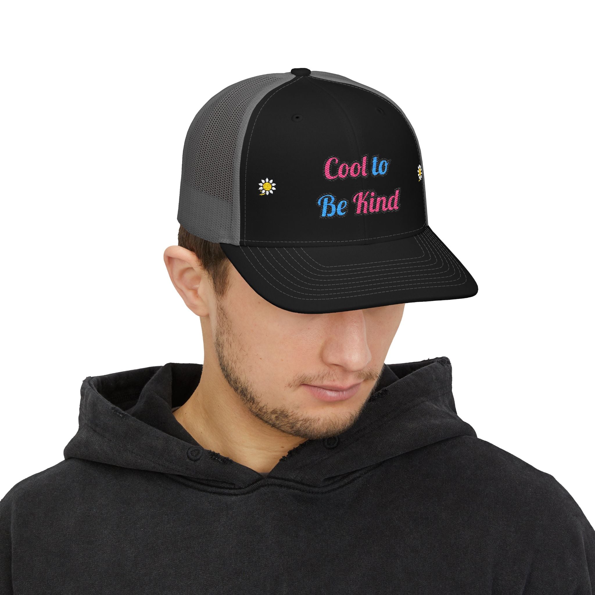 Cool to Be Kind — Embroidered Trucker Hat