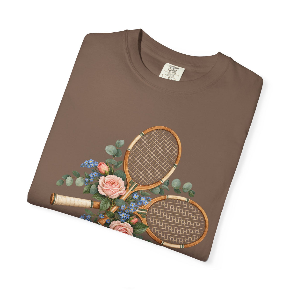 Floral Tennis T-Shirt — Love All in Bloom