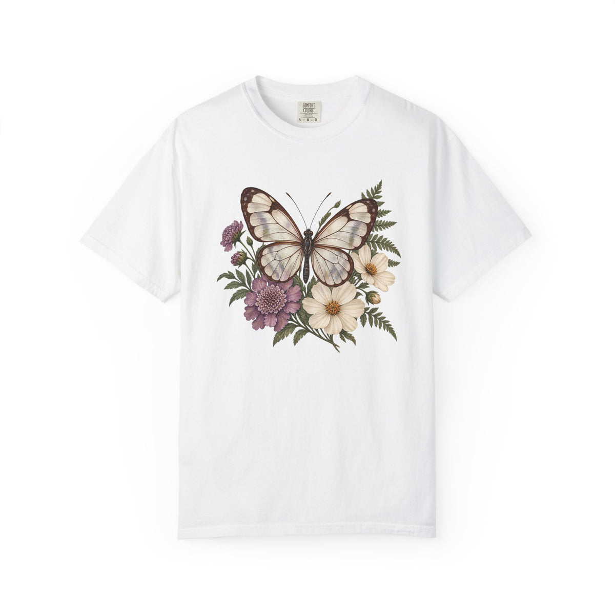 Butterfly Shirt — On Quiet Wings Botanical Tee