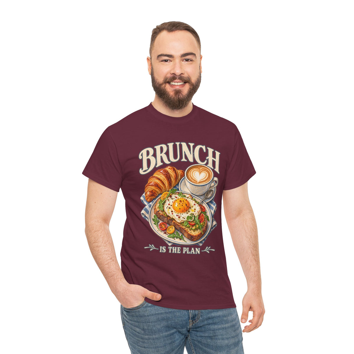 Brunch Is the Plan Funny Brunch T-Shirt