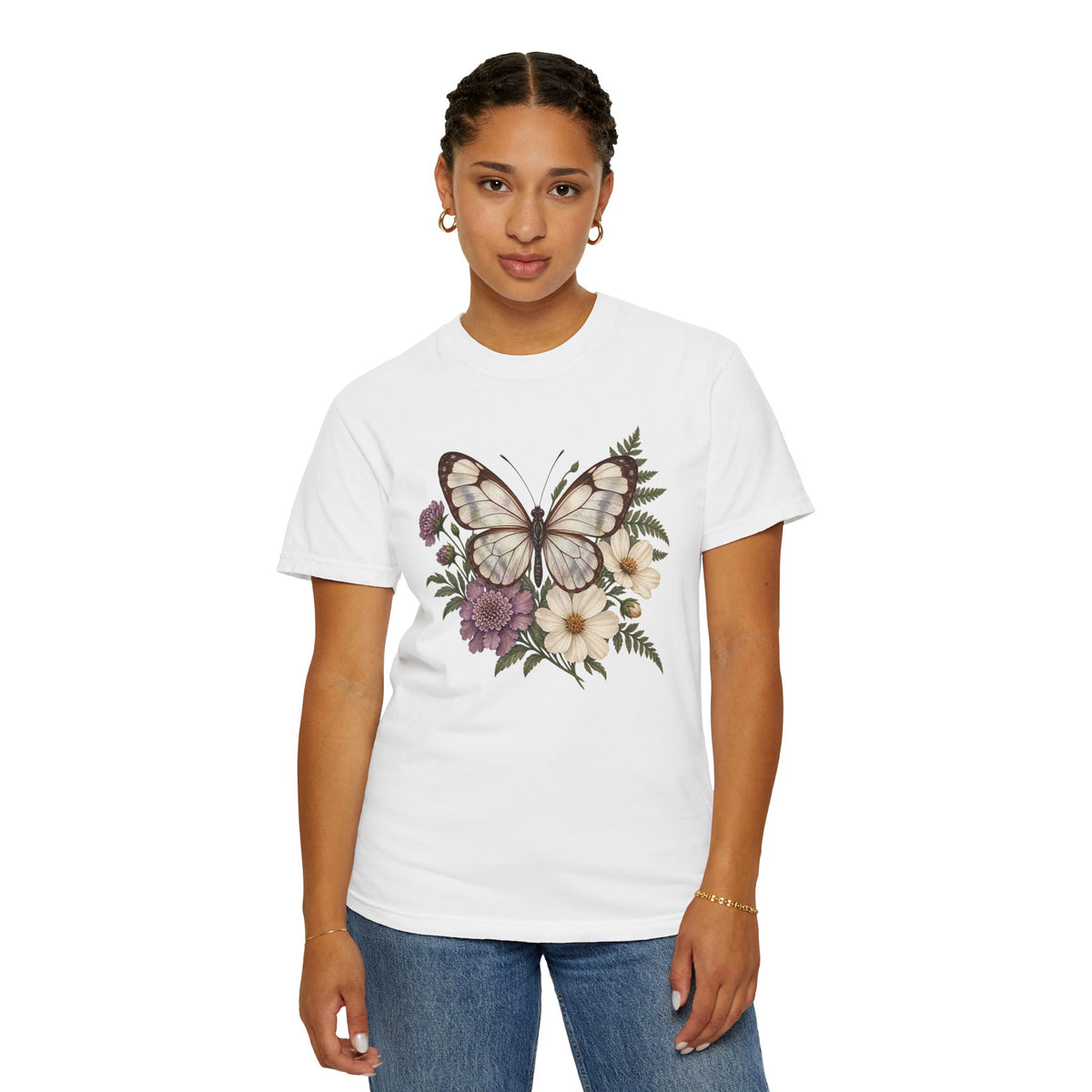Butterfly Shirt — On Quiet Wings Botanical Tee