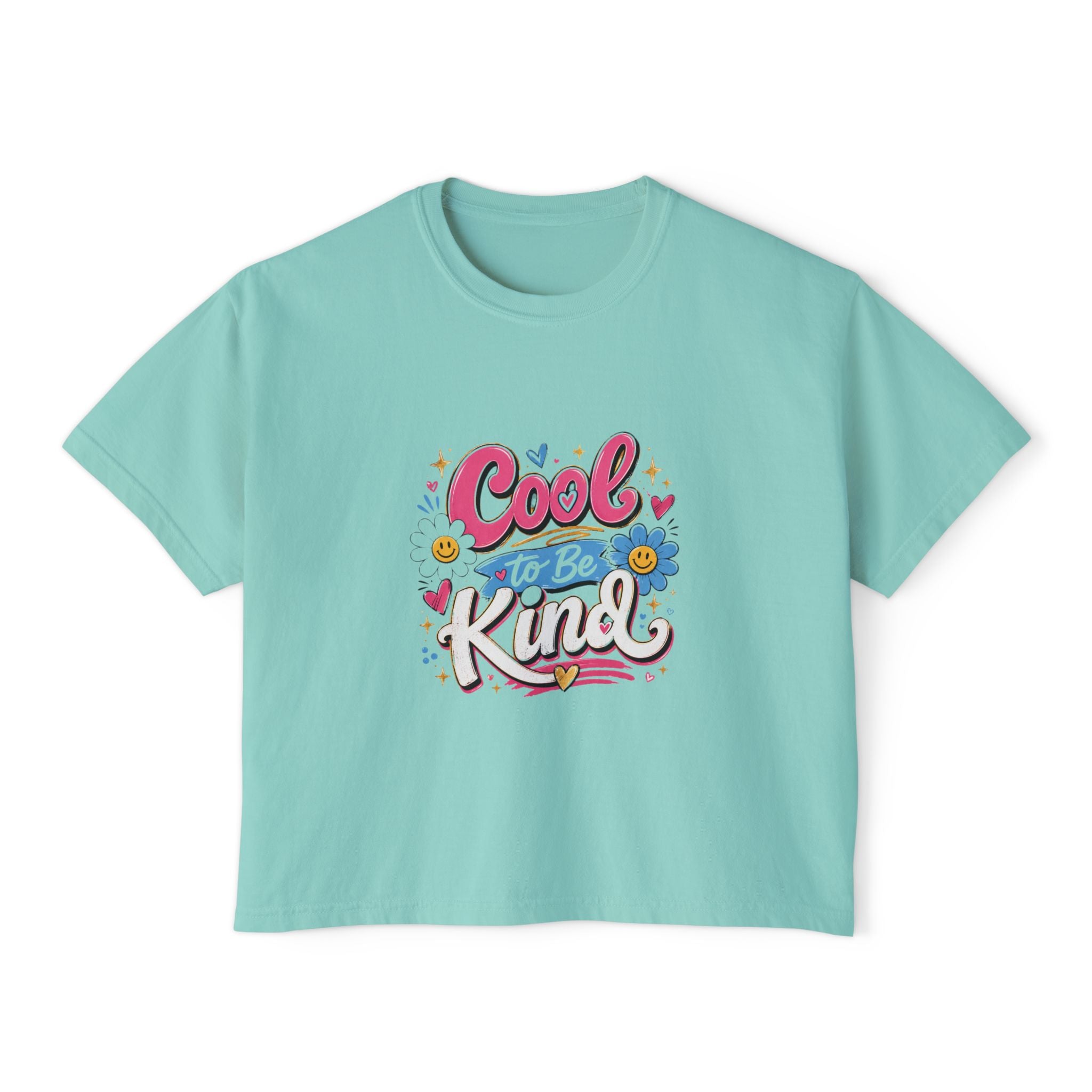 Cool to Be Kind — Boxy Cropped Tee