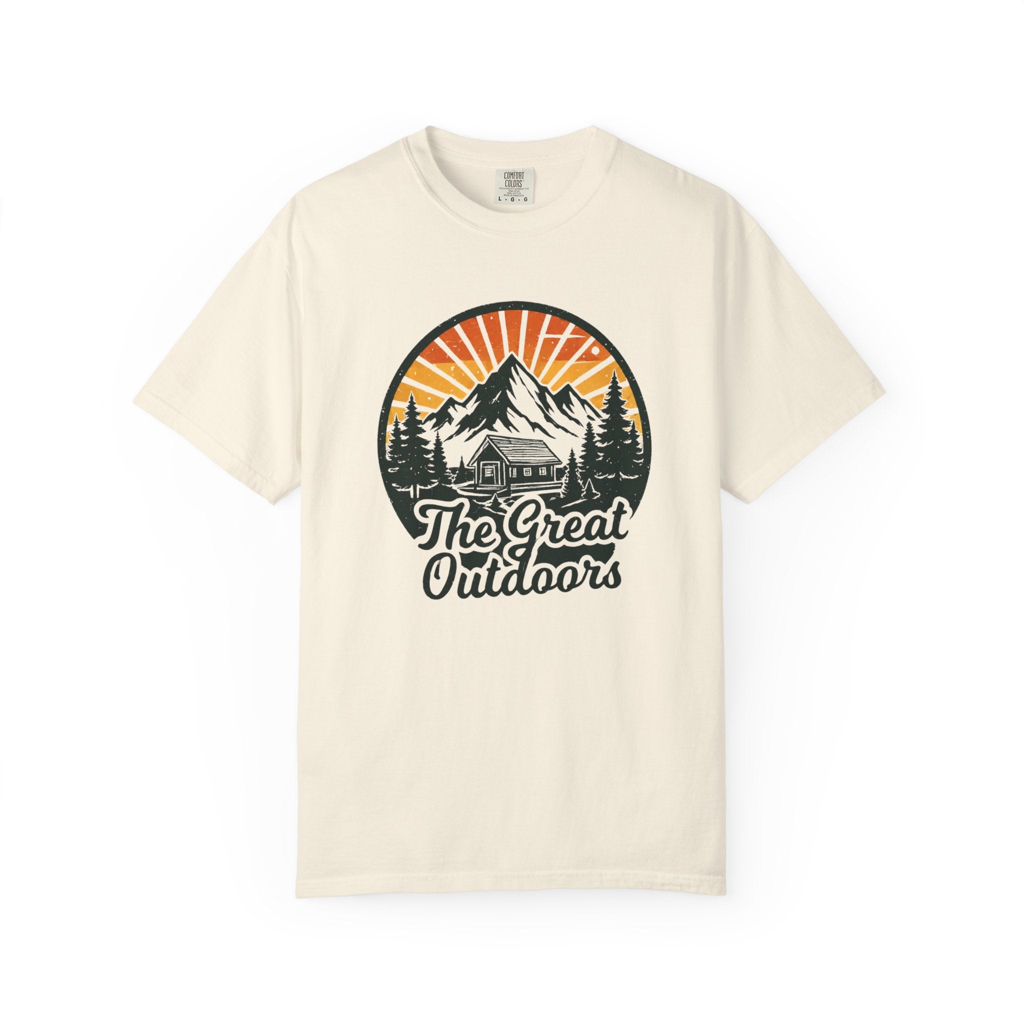 The Great Outdoors - Retro Mountain Cabin Tee