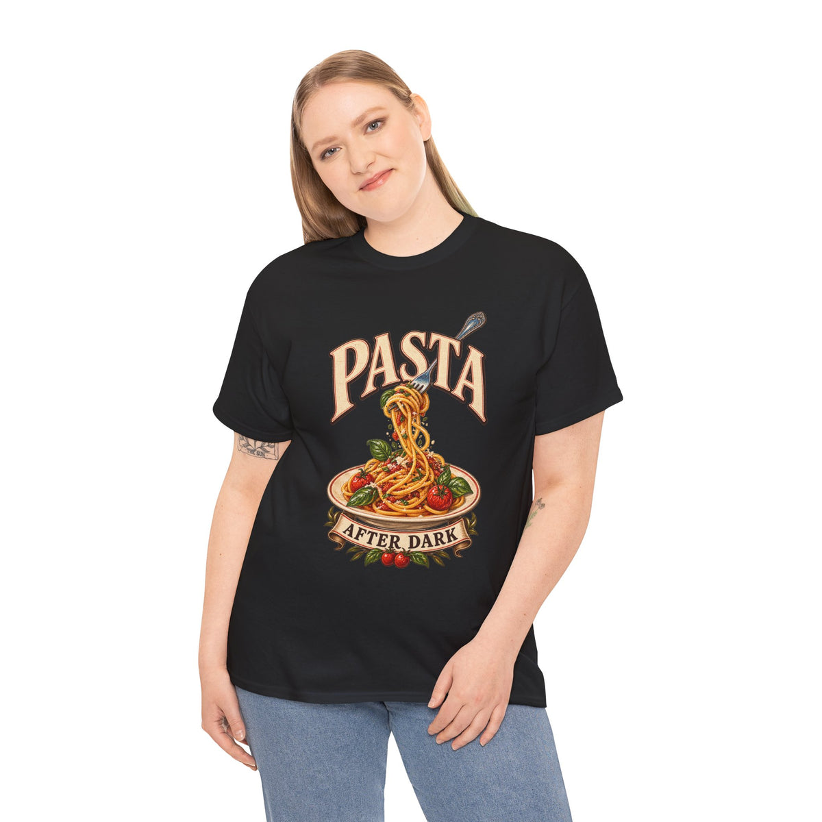 Pasta After Dark Late Night Cooking T-Shirt