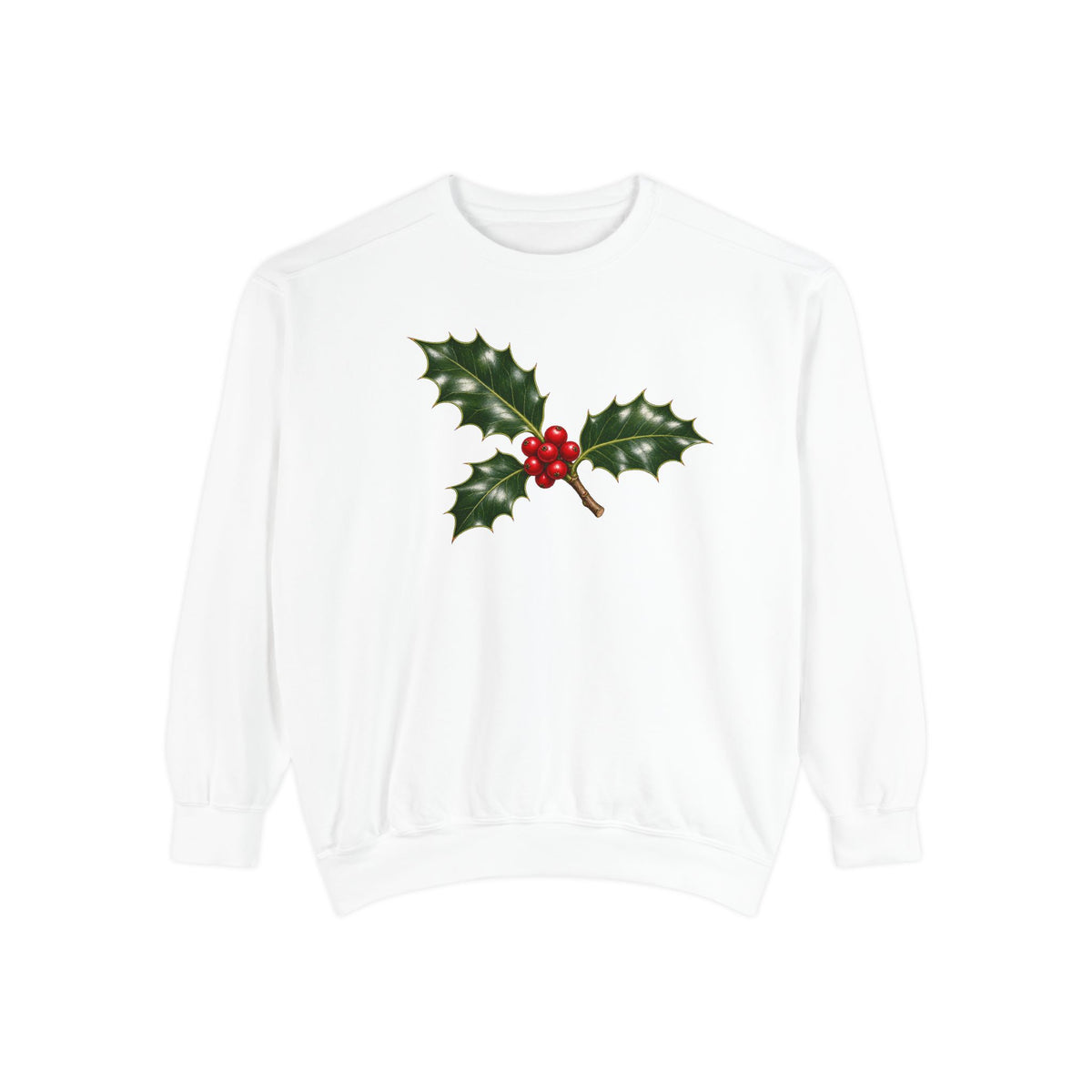 Holly sweatshirt in White, front view