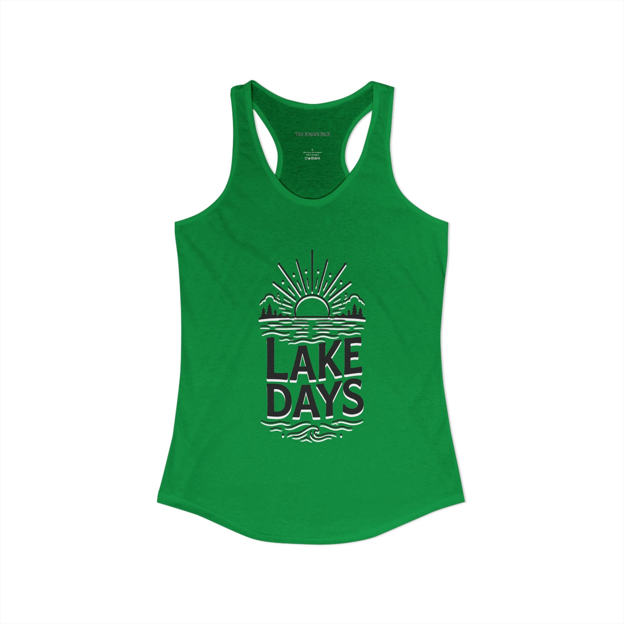 Lake Days — Women's Racerback Tank