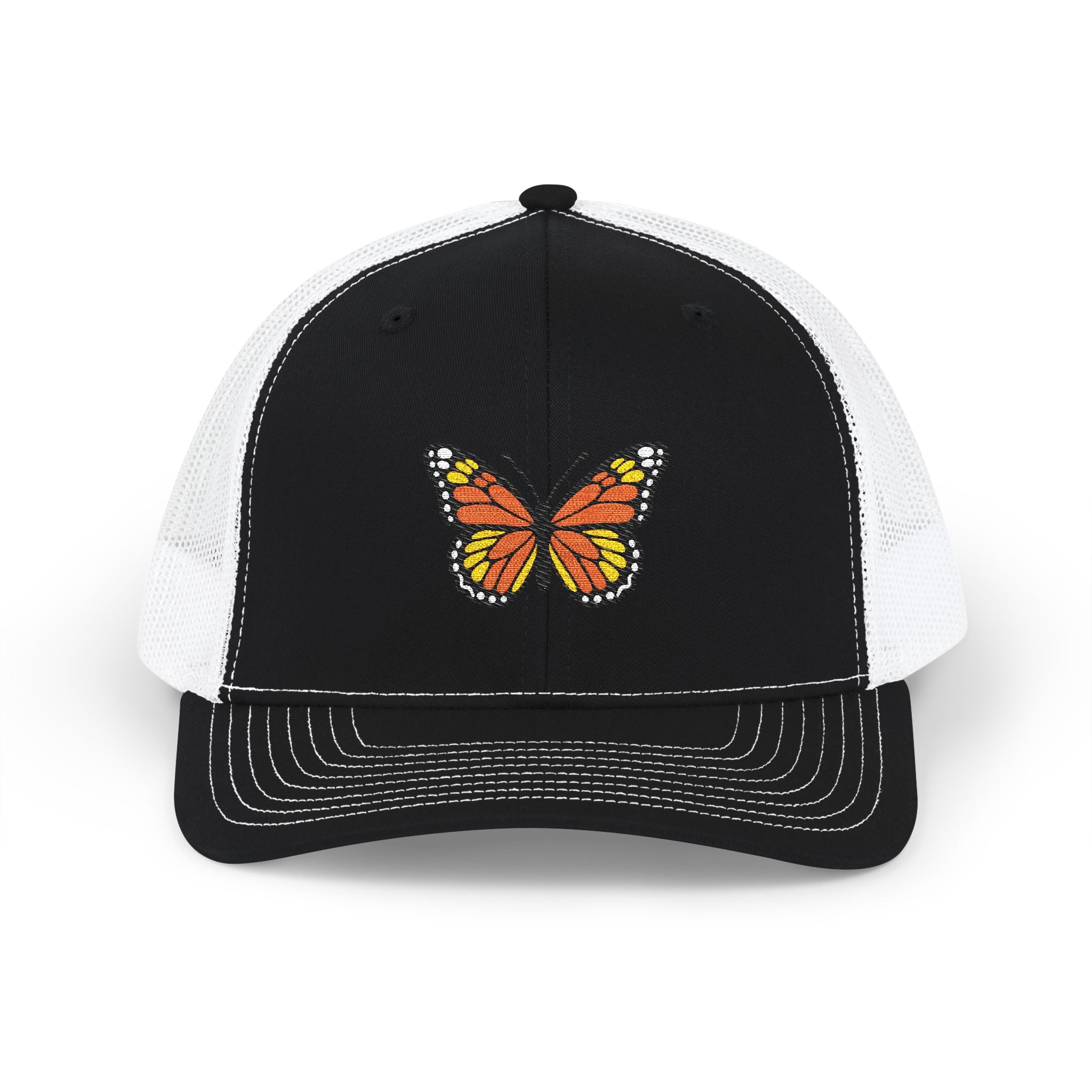 Monarch Meadow — Embroidered Trucker Hat