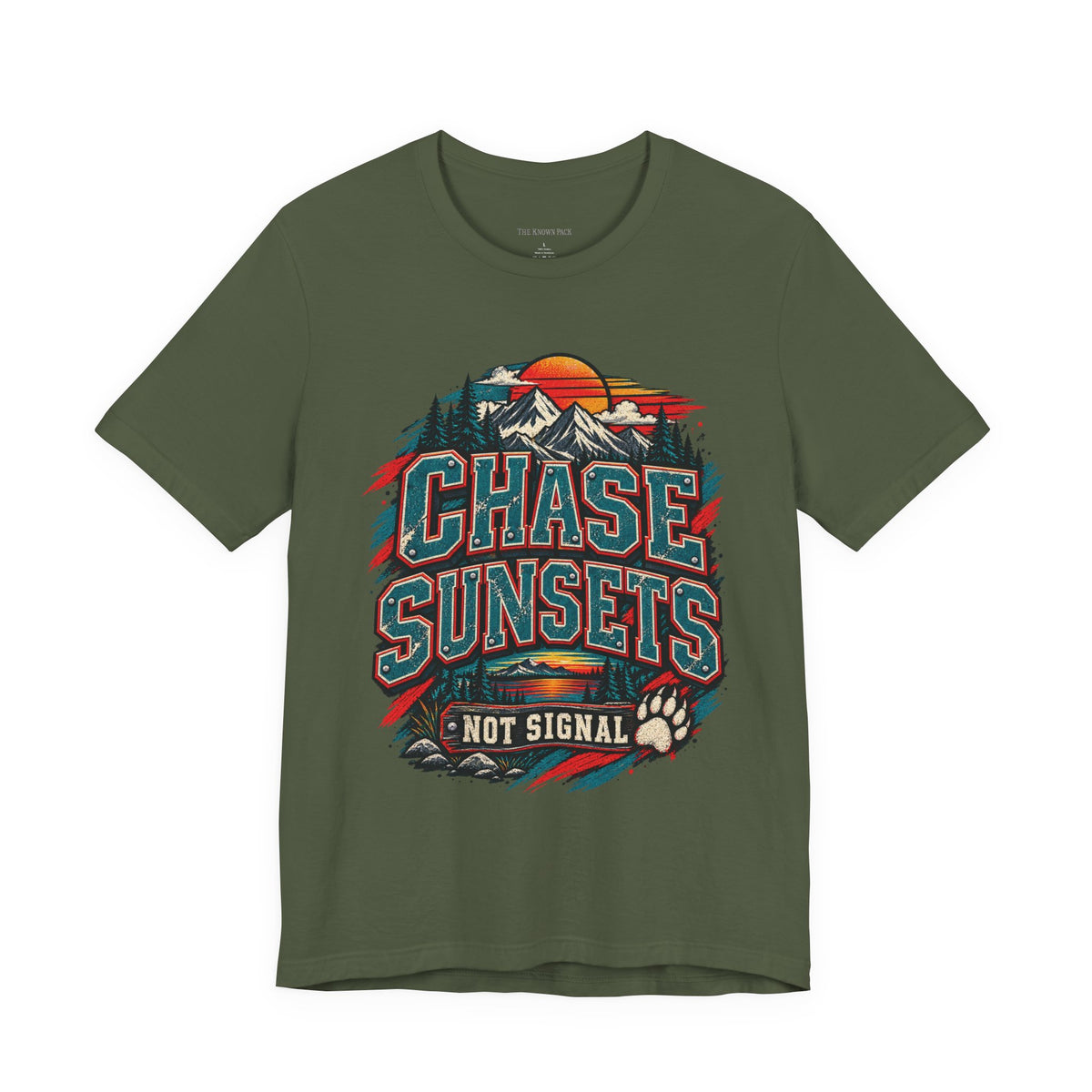 Chase Sunsets Not Signal T-Shirt