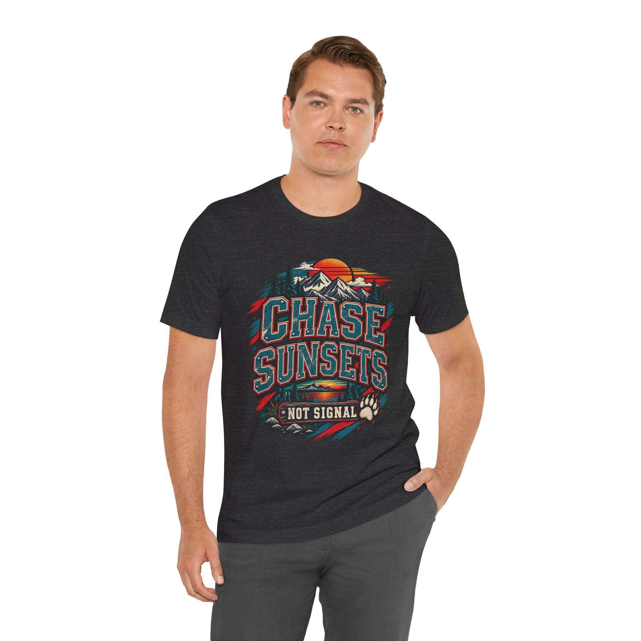 Chase Sunsets Not Signal T-Shirt