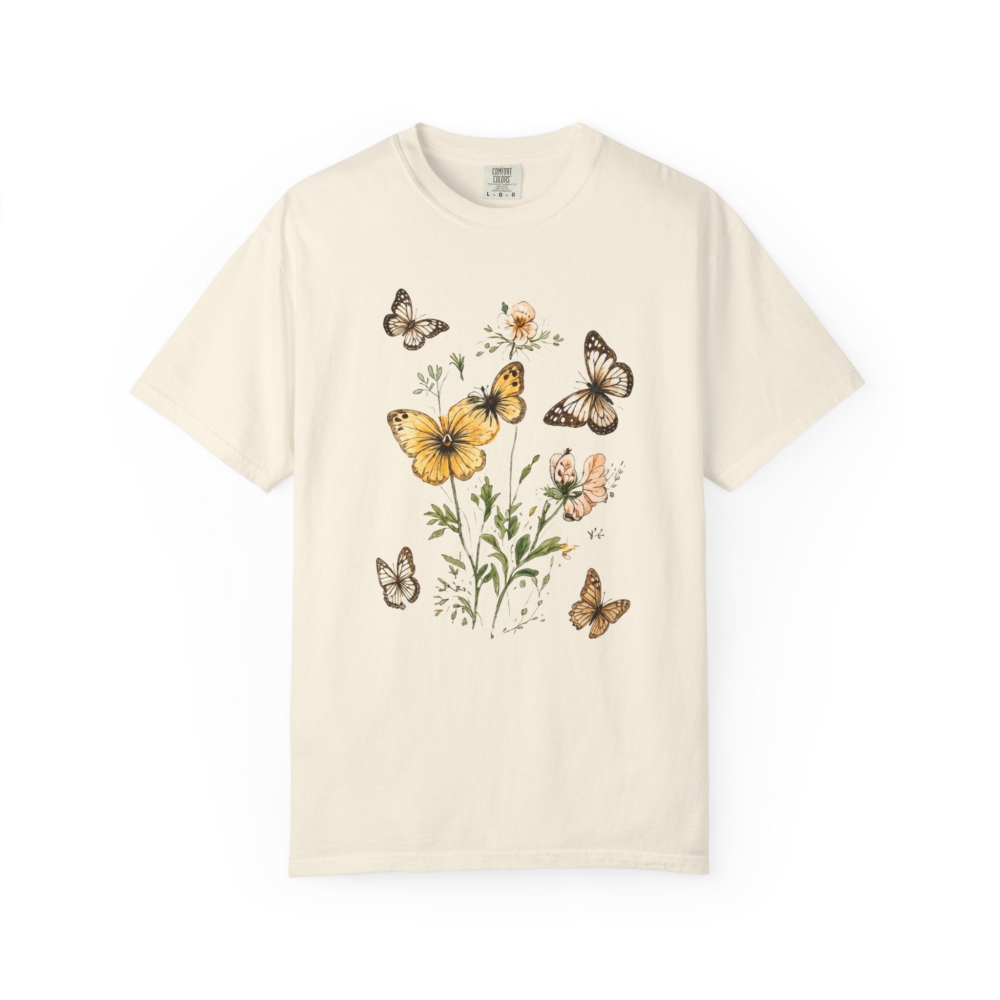 Watercolor Butterfly Garden Tee