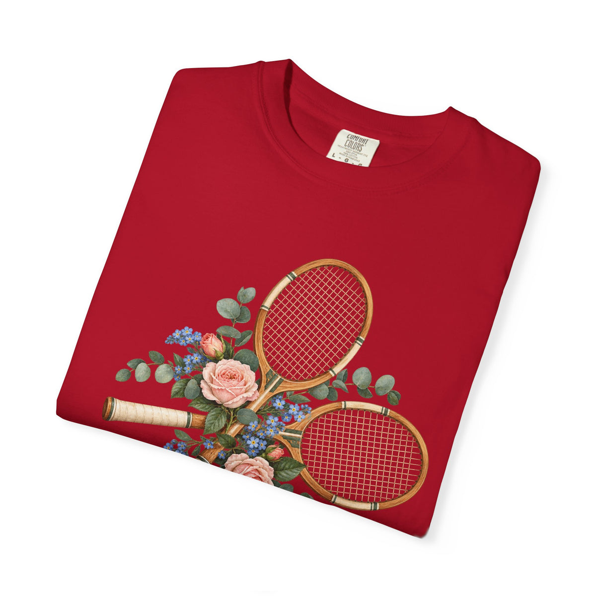 Floral Tennis T-Shirt — Love All in Bloom