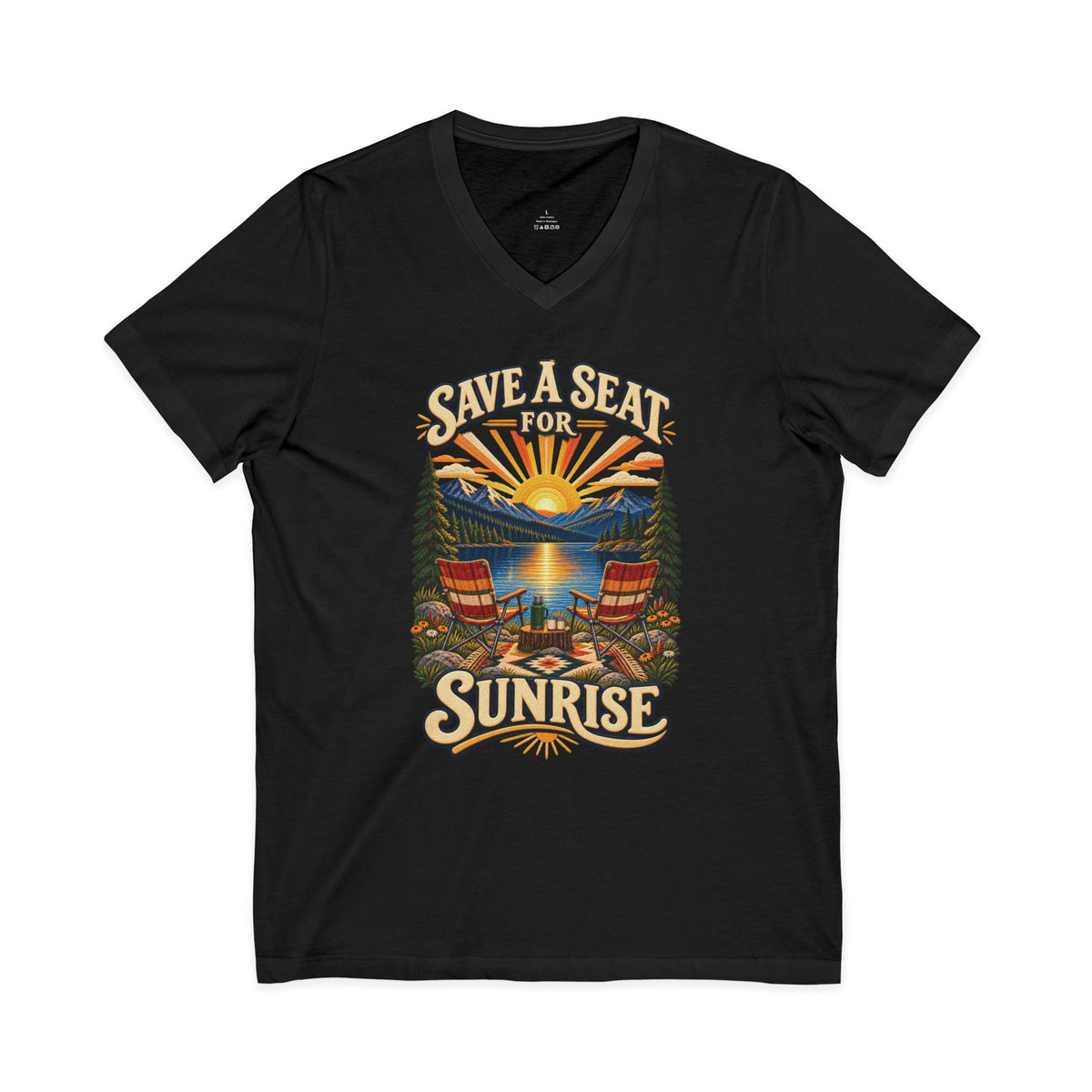 Save a Seat for Sunrise V-Neck T-Shirt