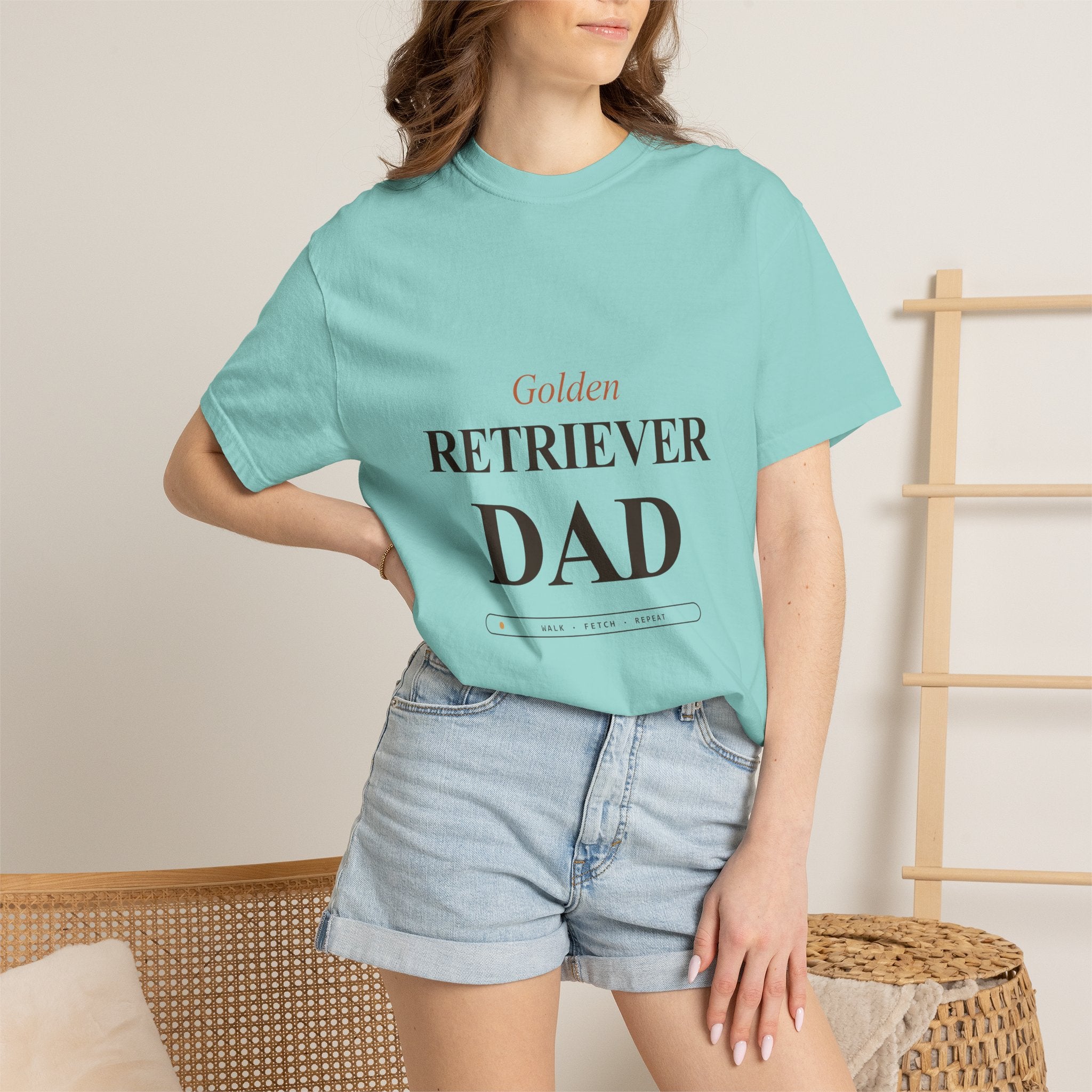 Walk Fetch Repeat - Golden Retriever Dad