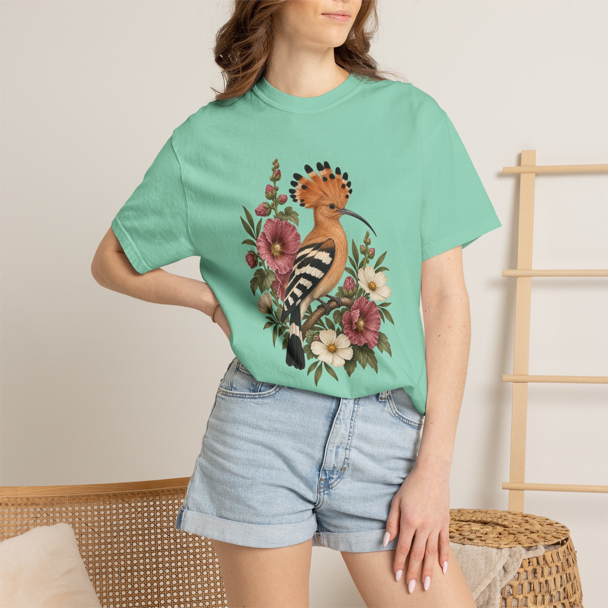 Glasswing Butterfly Scabiosa Tee