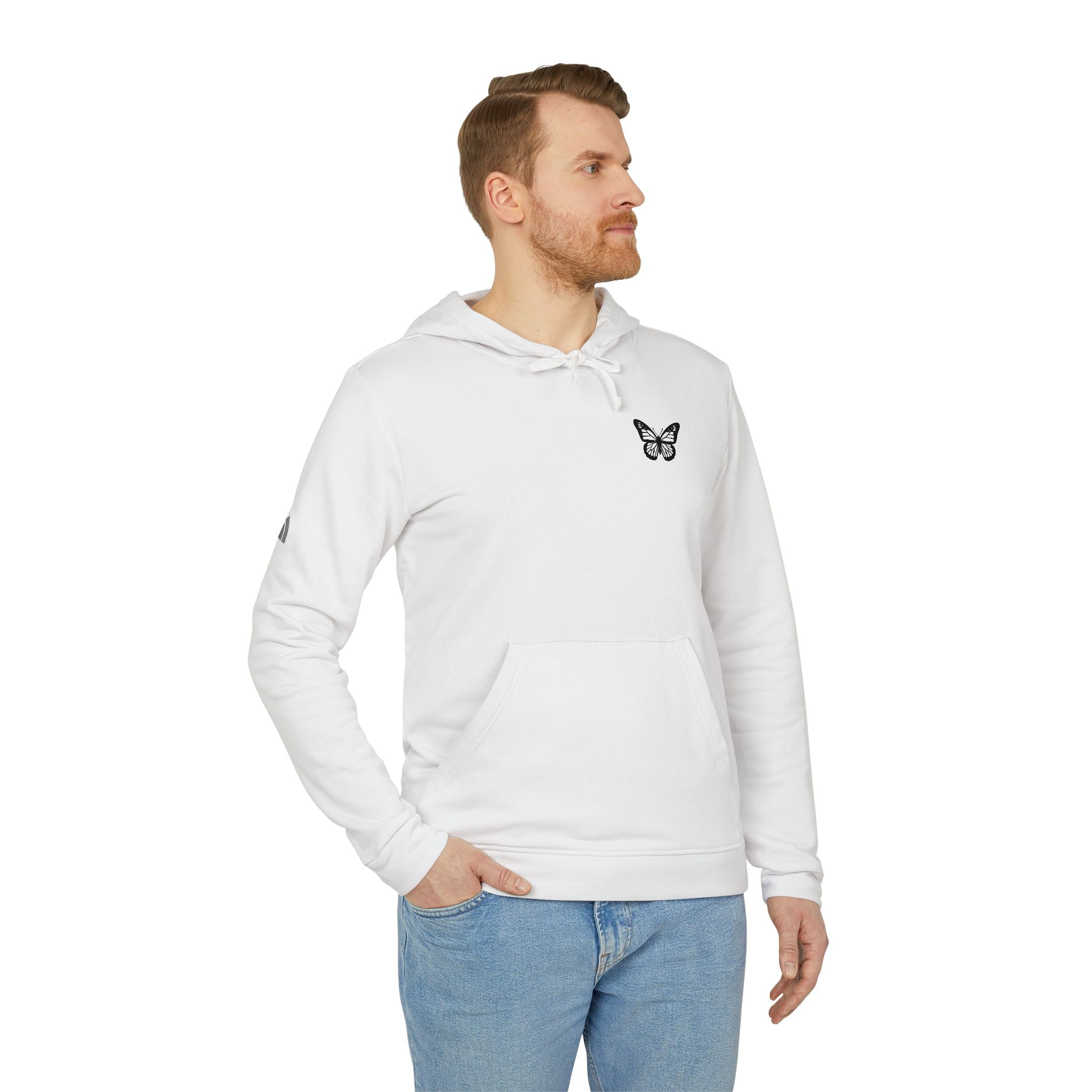 Monarch Butterfly — adidas Fleece Hoodie