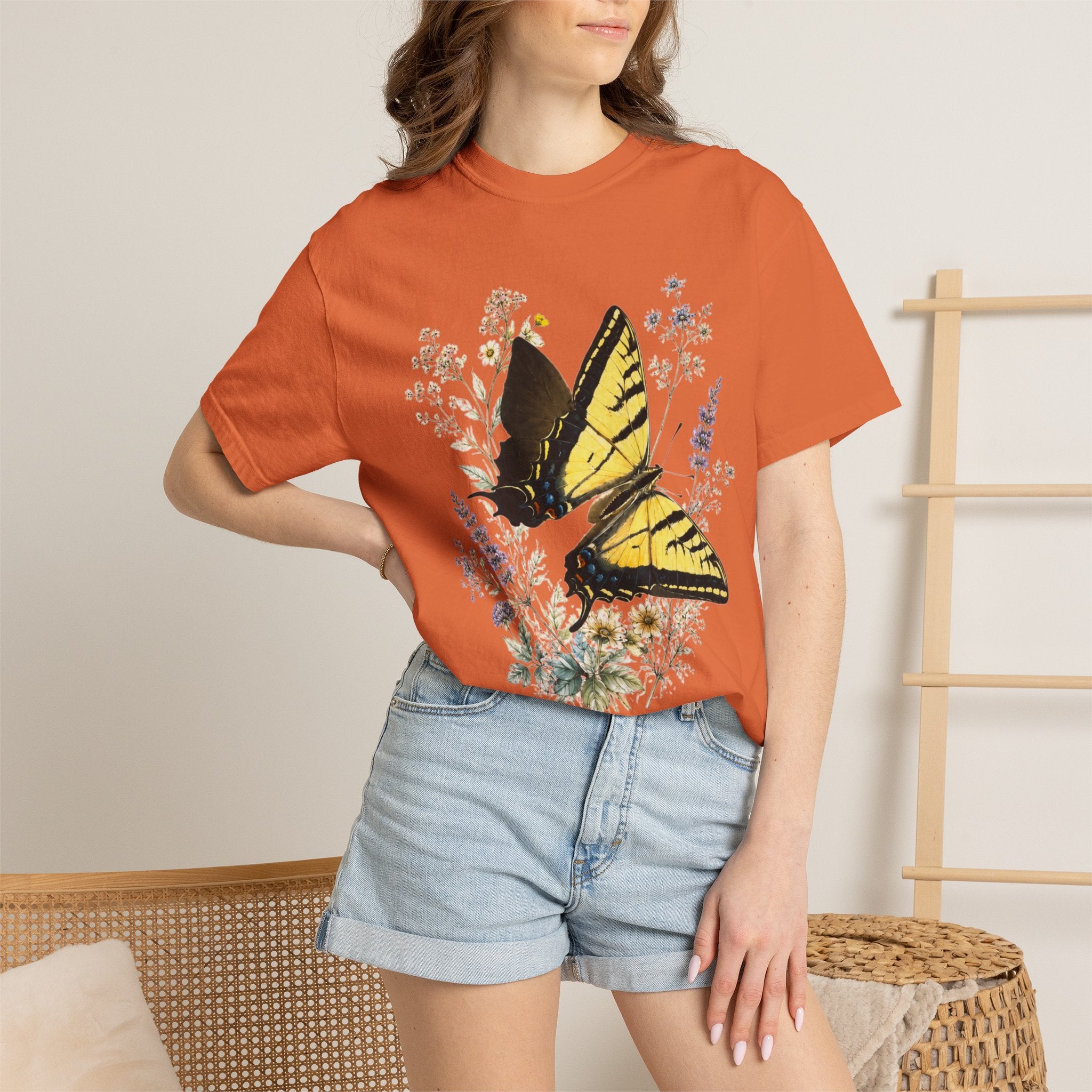 Swallowtail Butterfly - Botanical Wildflower Tee