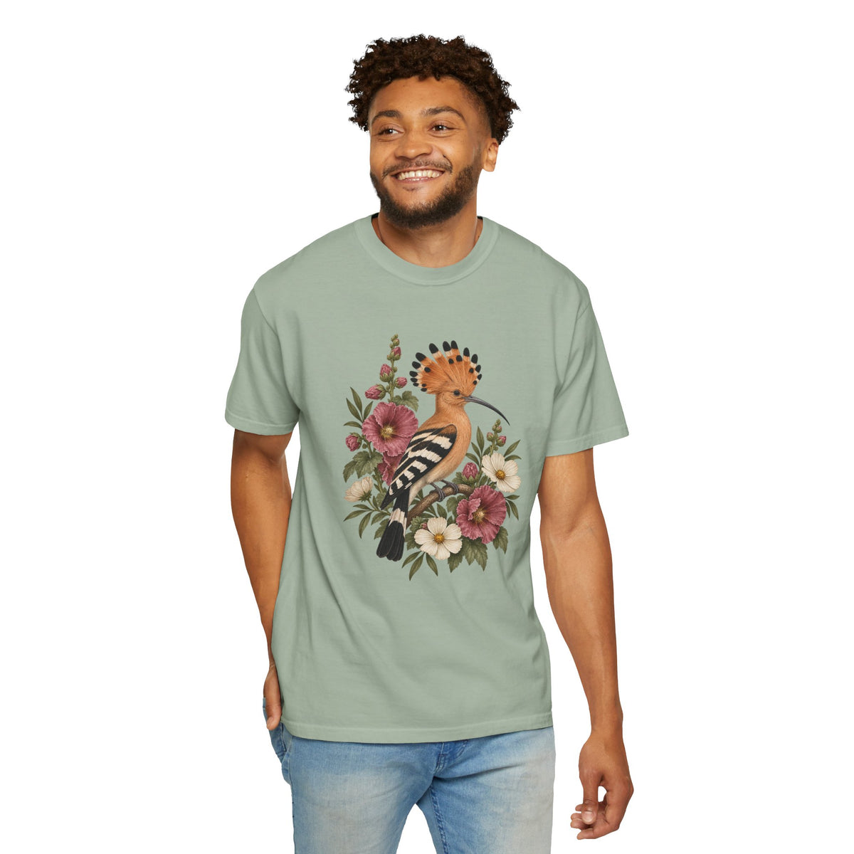 Glasswing Butterfly Scabiosa Tee