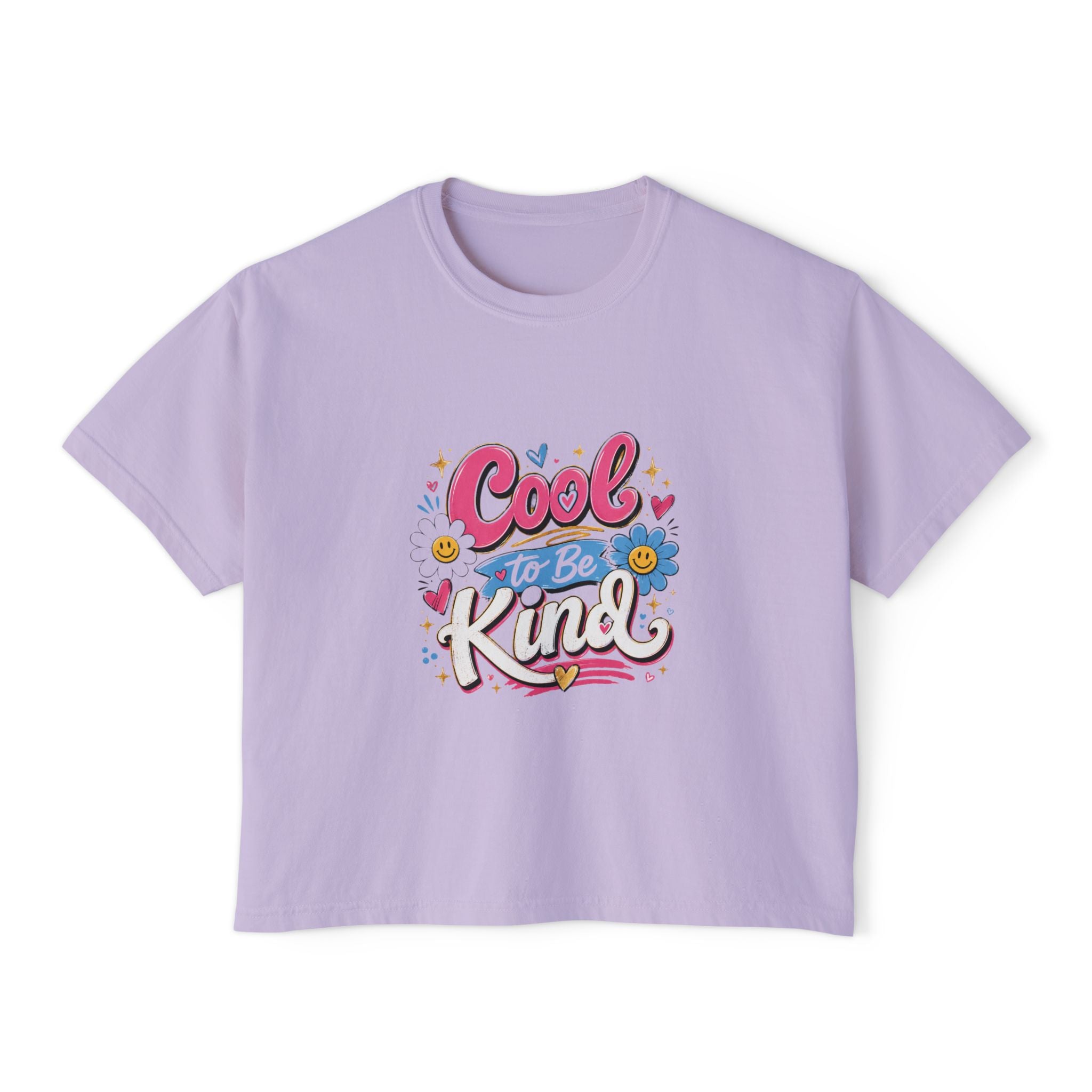 Cool to Be Kind — Boxy Cropped Tee