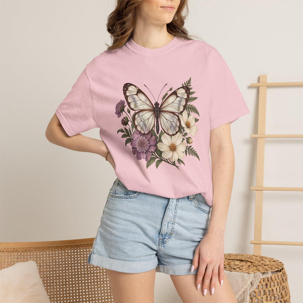 Butterfly Shirt — On Quiet Wings Botanical Tee