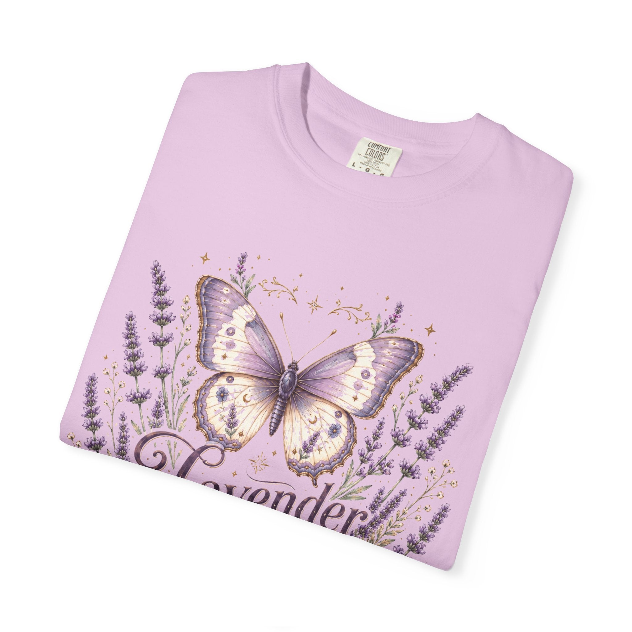 Lavender Daydream - Butterfly & Lavender Botanical Tee
