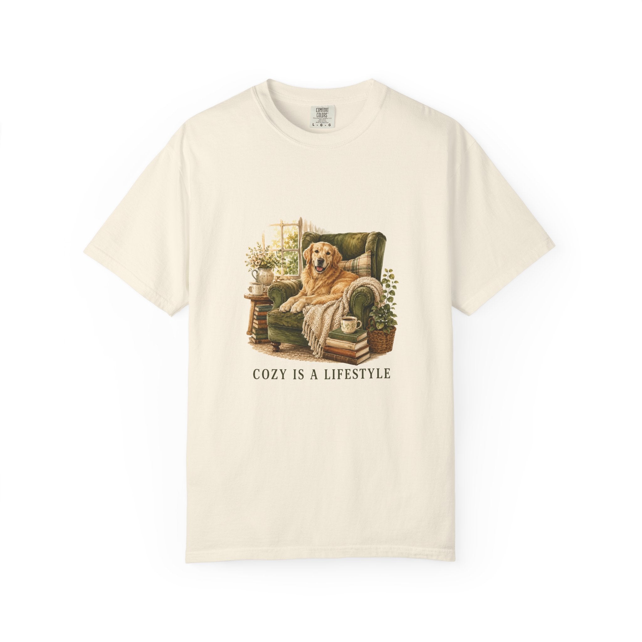 Cozy Is a Lifestyle cozy dog shirt lifestyle mockup
