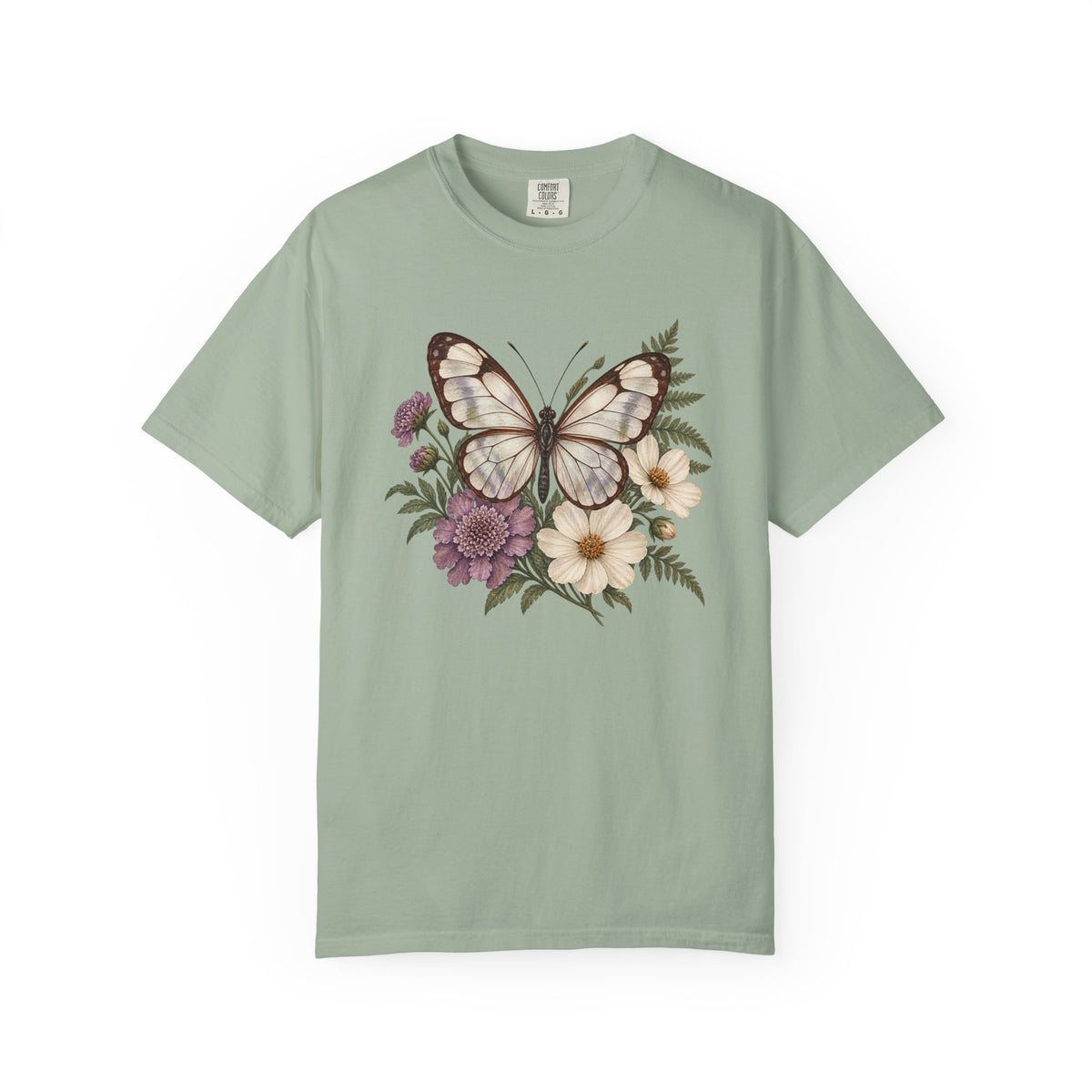 Butterfly Shirt — On Quiet Wings Botanical Tee