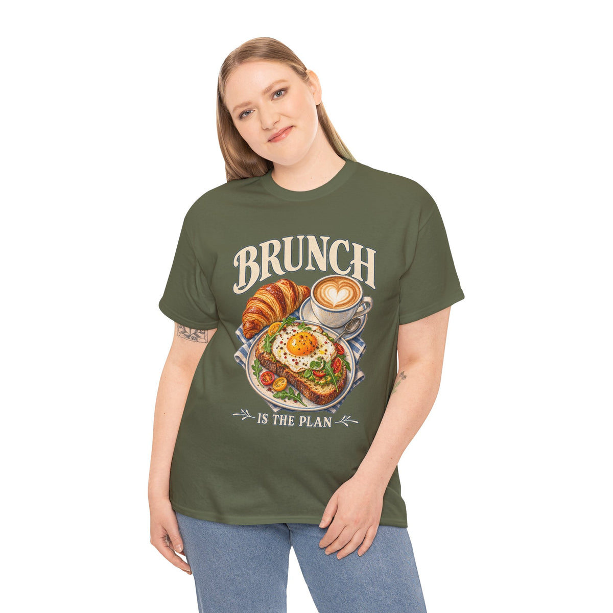 Brunch Is the Plan Funny Brunch T-Shirt