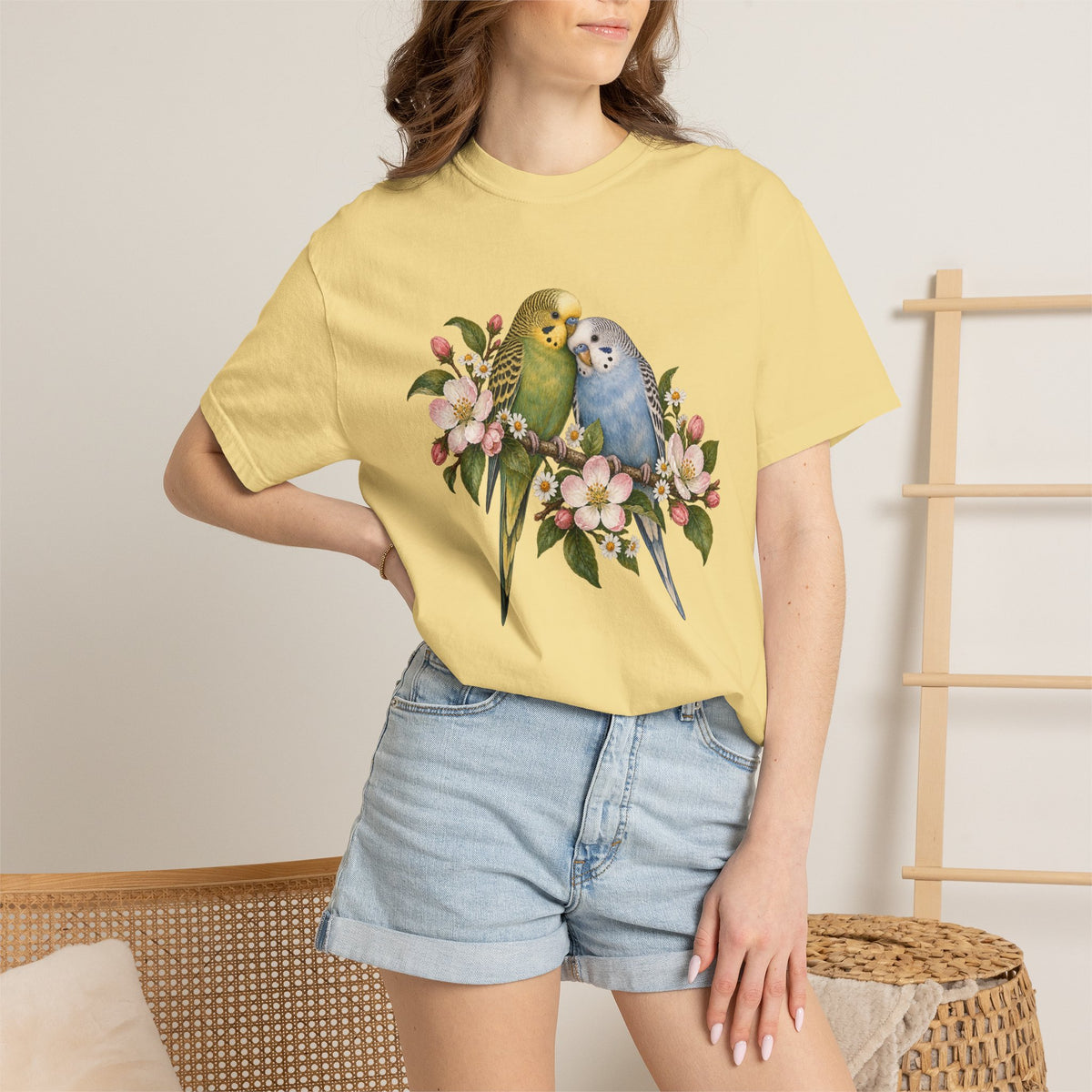 Budgie Parakeet T-Shirt — Where You Perch