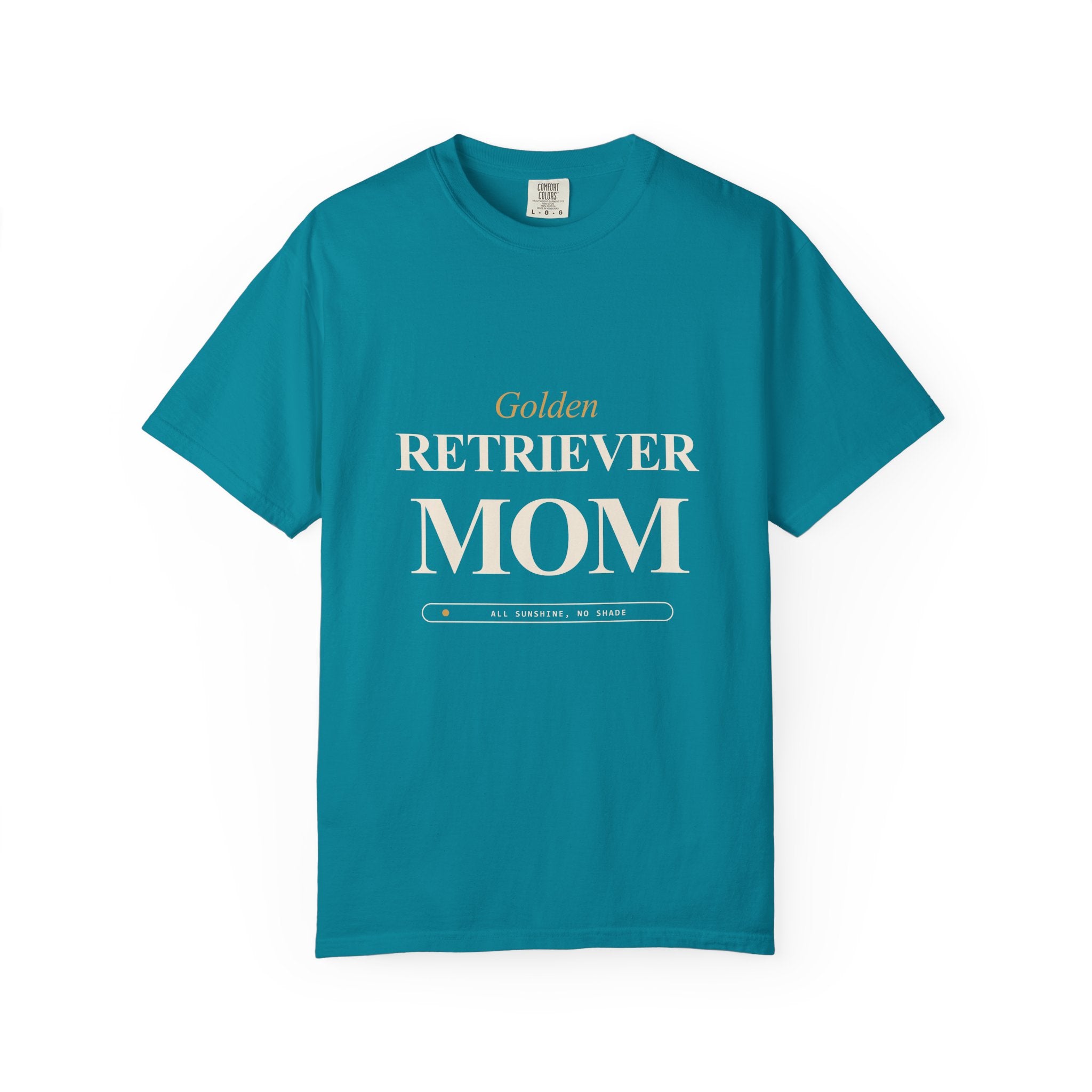 All Sunshine No Shade - Golden Retriever Mom (Dark Tee)