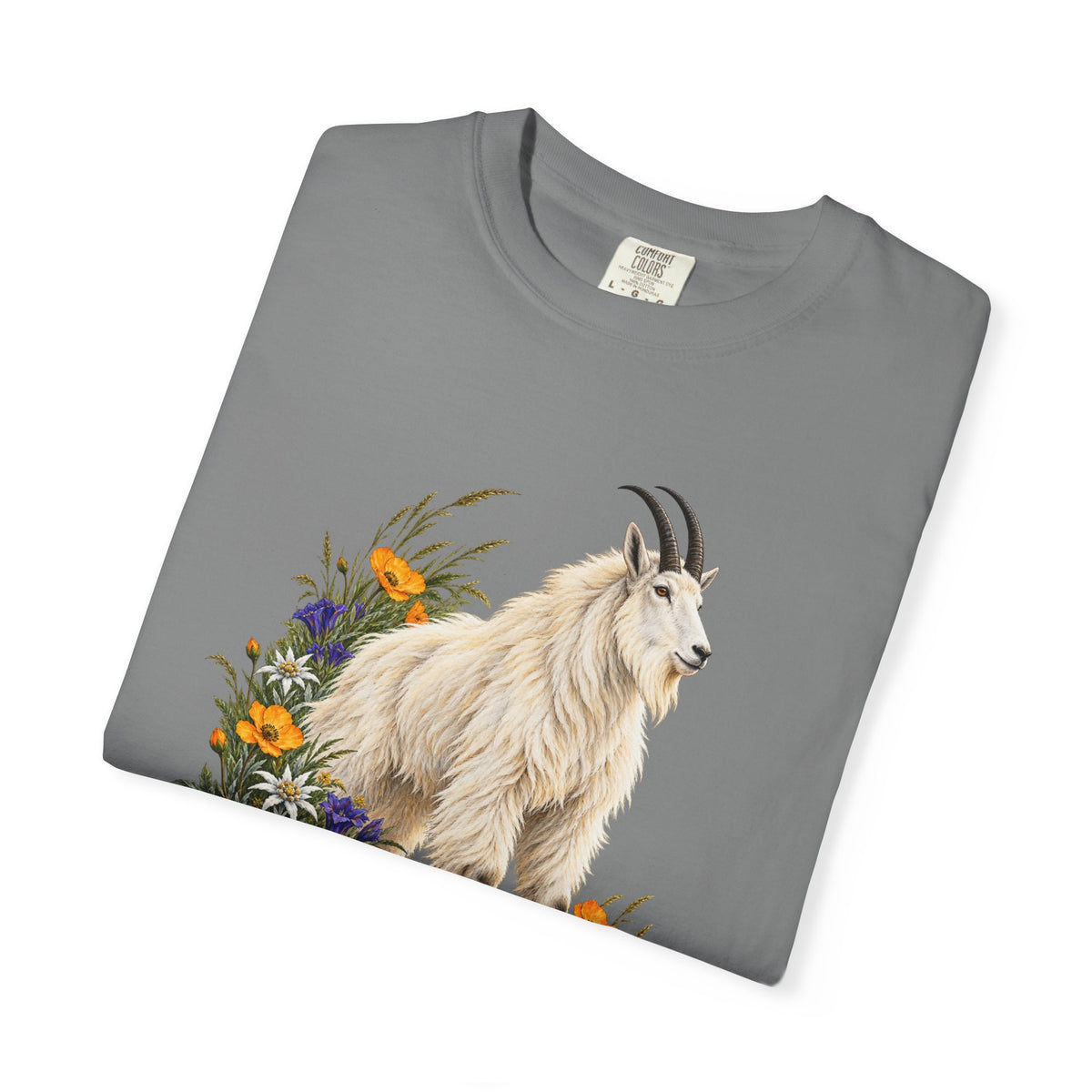 Mountain Goat Alpine T-Shirt — Garment-Dyed Cotton