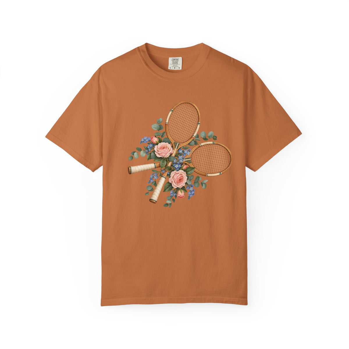 Floral Tennis T-Shirt — Love All in Bloom