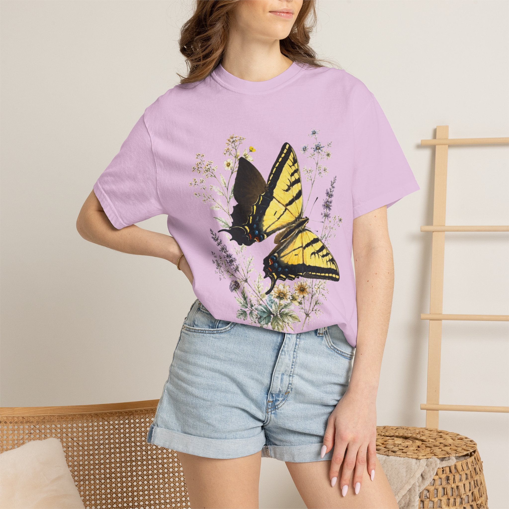 Swallowtail Butterfly - Botanical Wildflower Tee