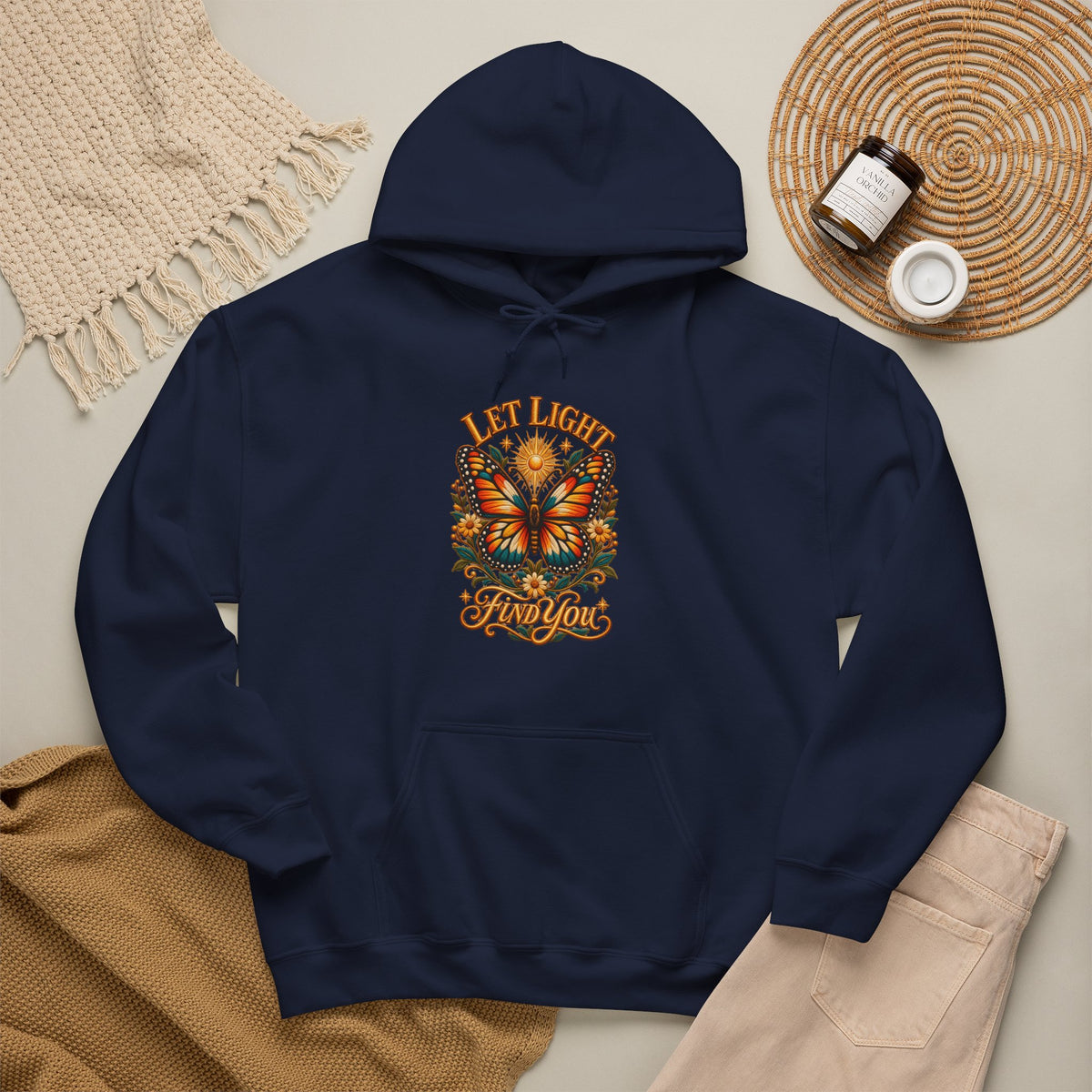 Let Light Find You Hoodie — Soft Fleece