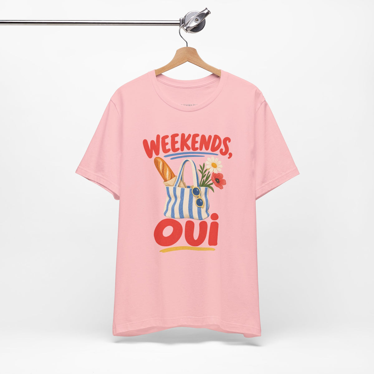 Weekend Oui French Quote T-Shirt