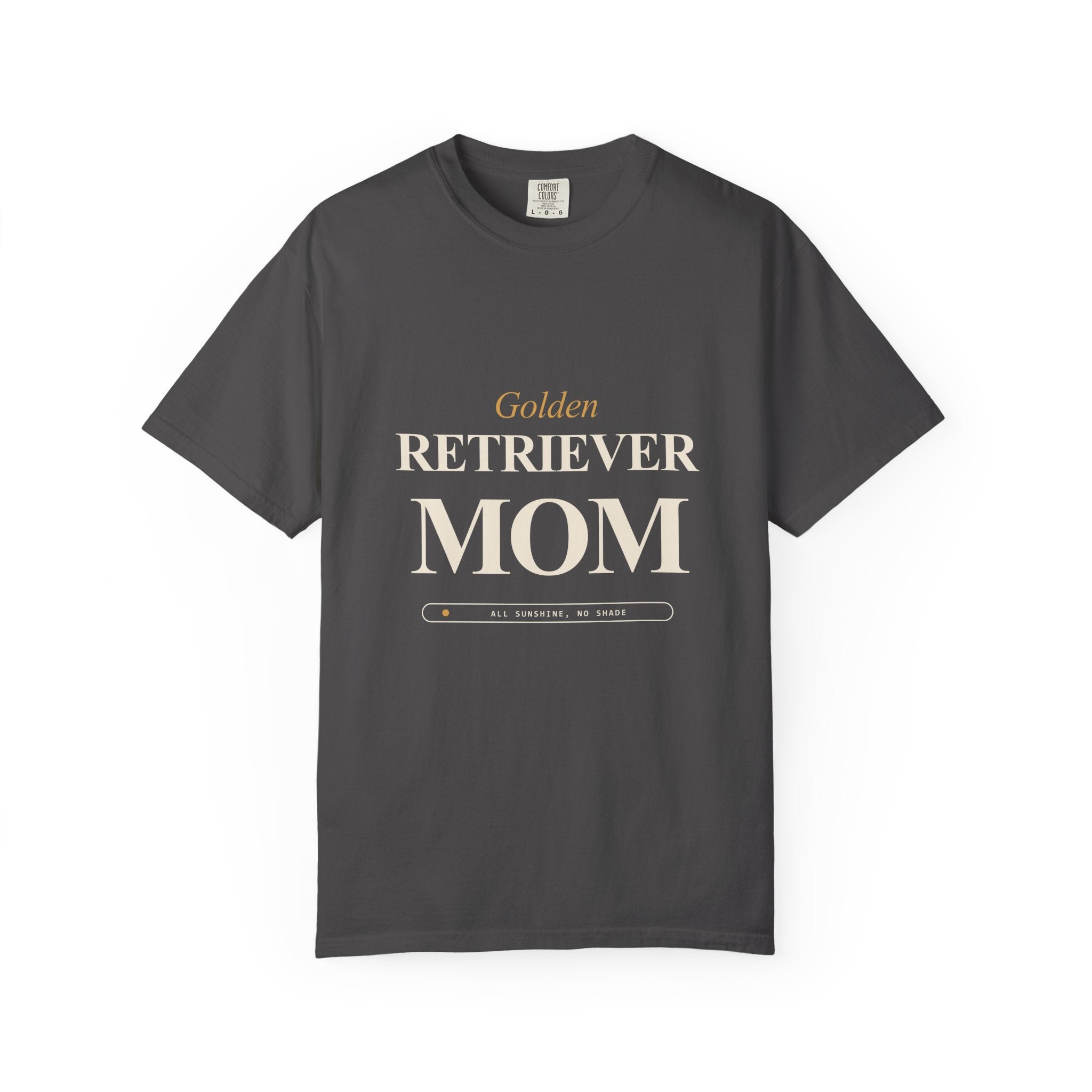 All Sunshine No Shade - Golden Retriever Mom (Dark Tee)