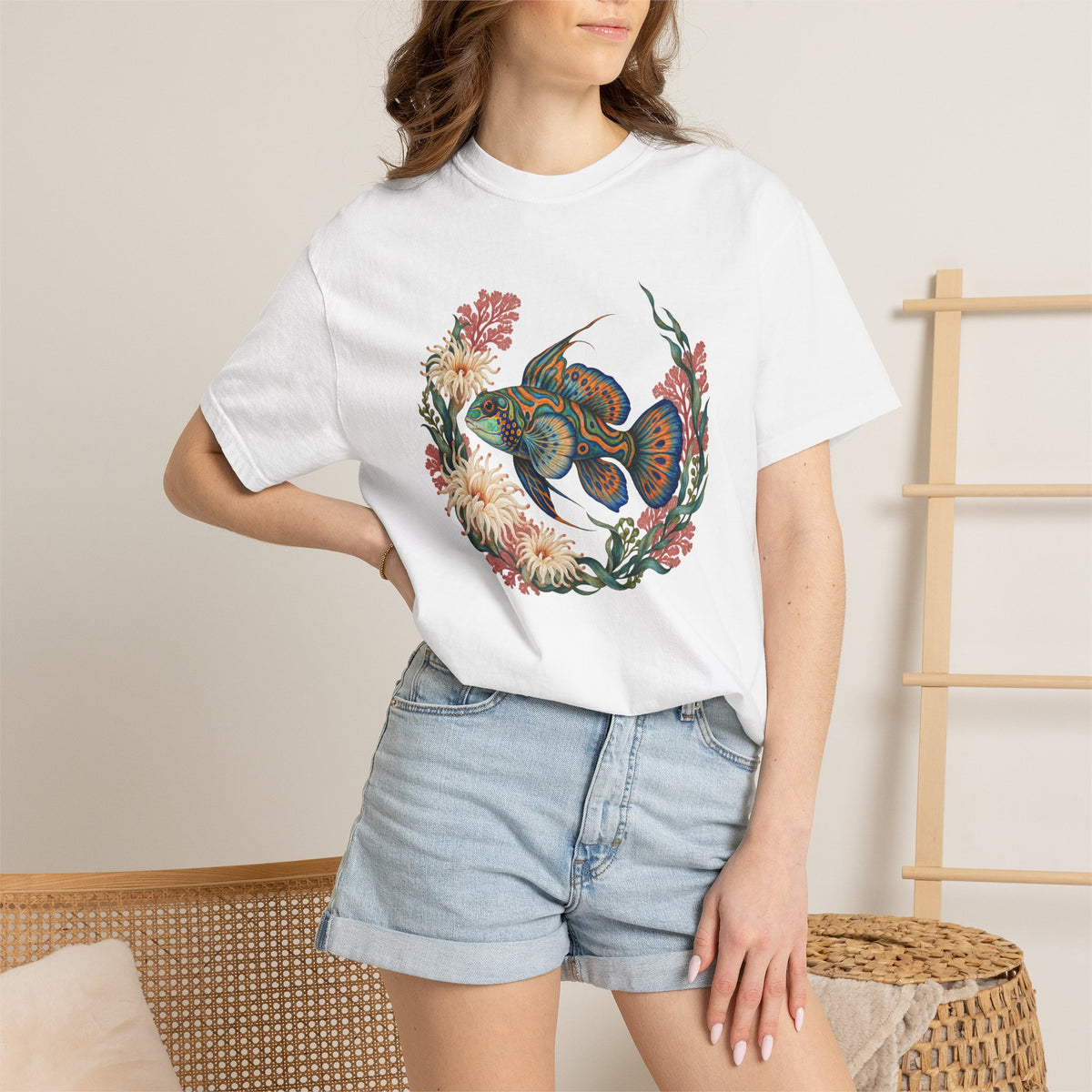 Bernese Mountain Dog Peony Tee