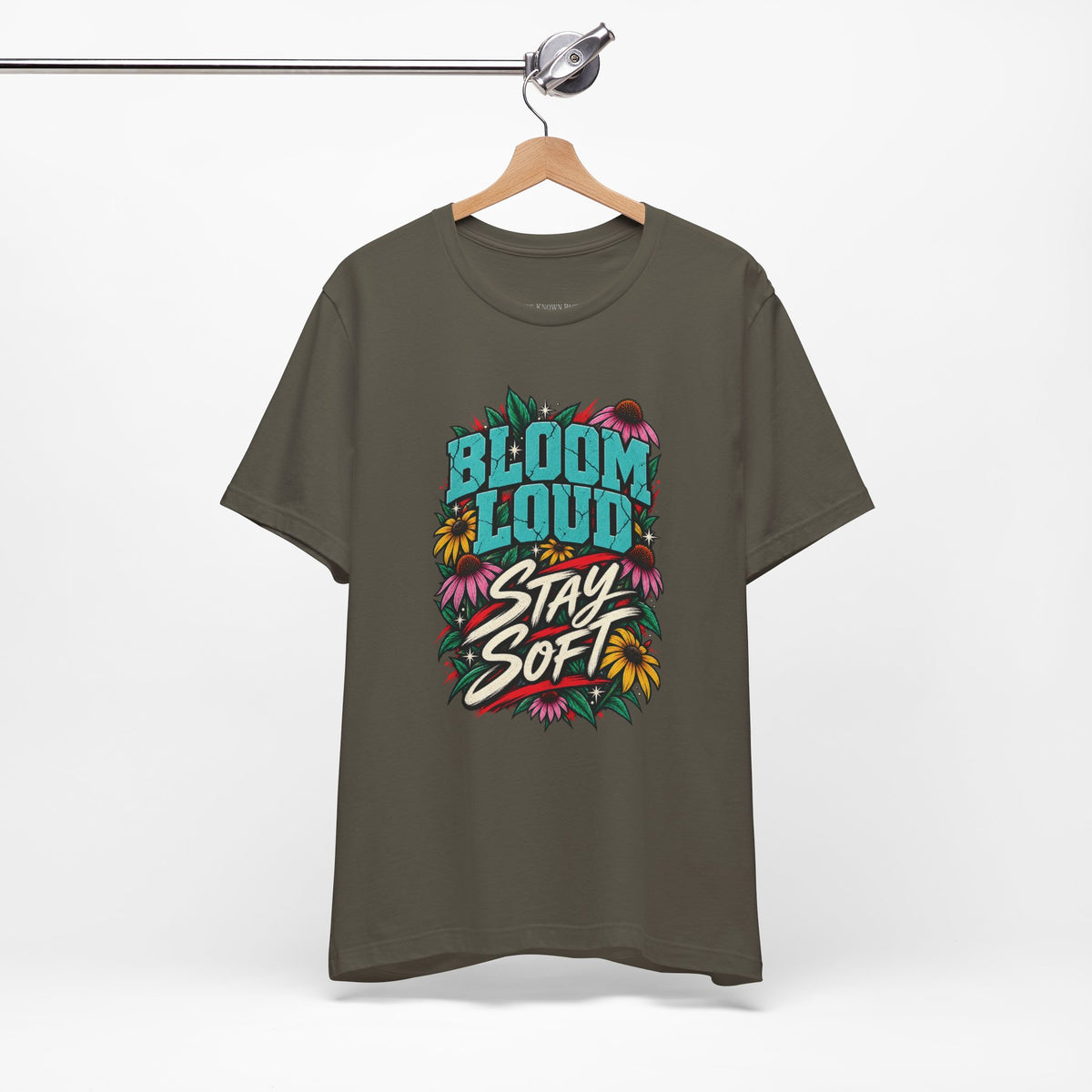 Bloom Loud Floral T-Shirt — Garment-Dyed Cotton