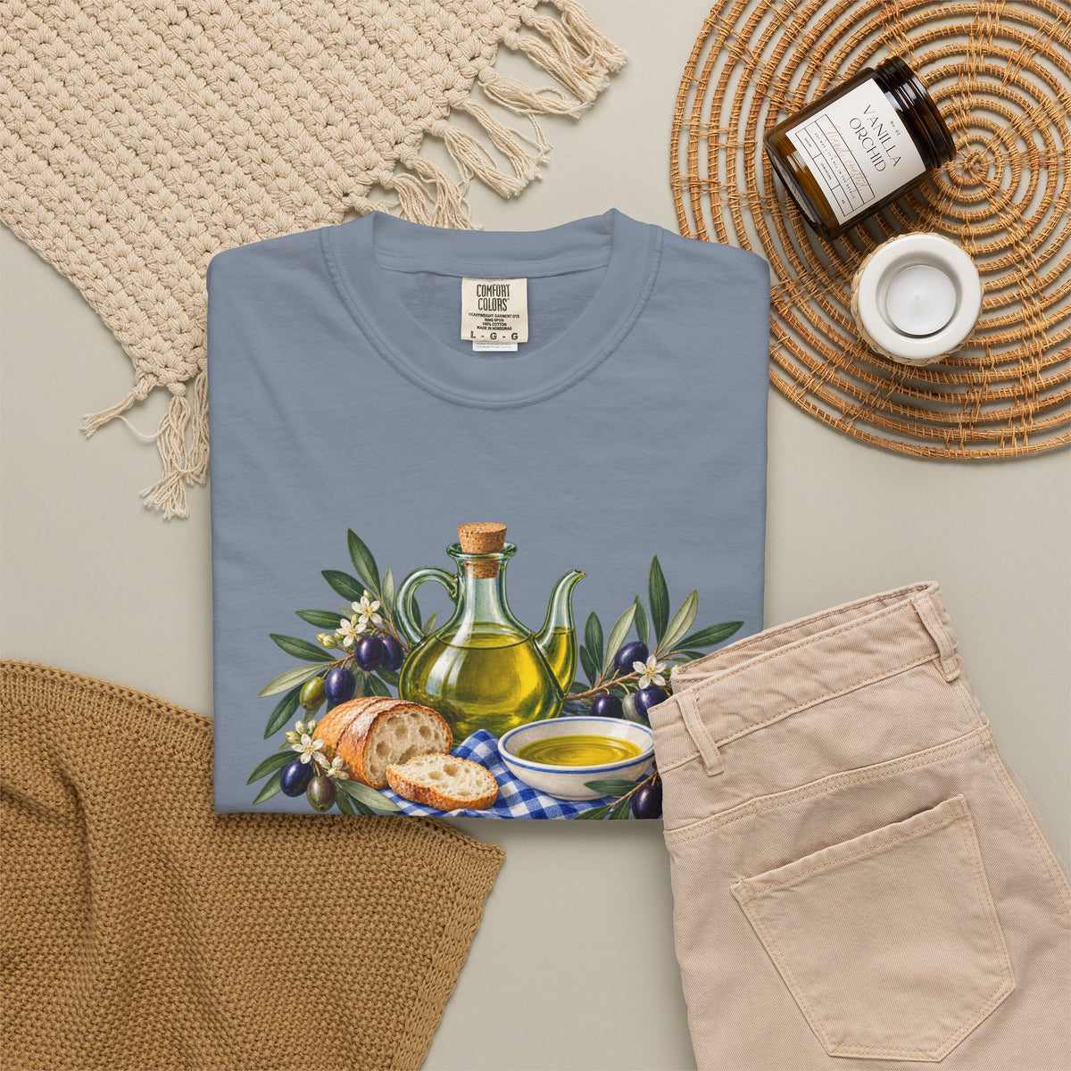 Pass the Bread — Olive Oil & Bread T-Shirt