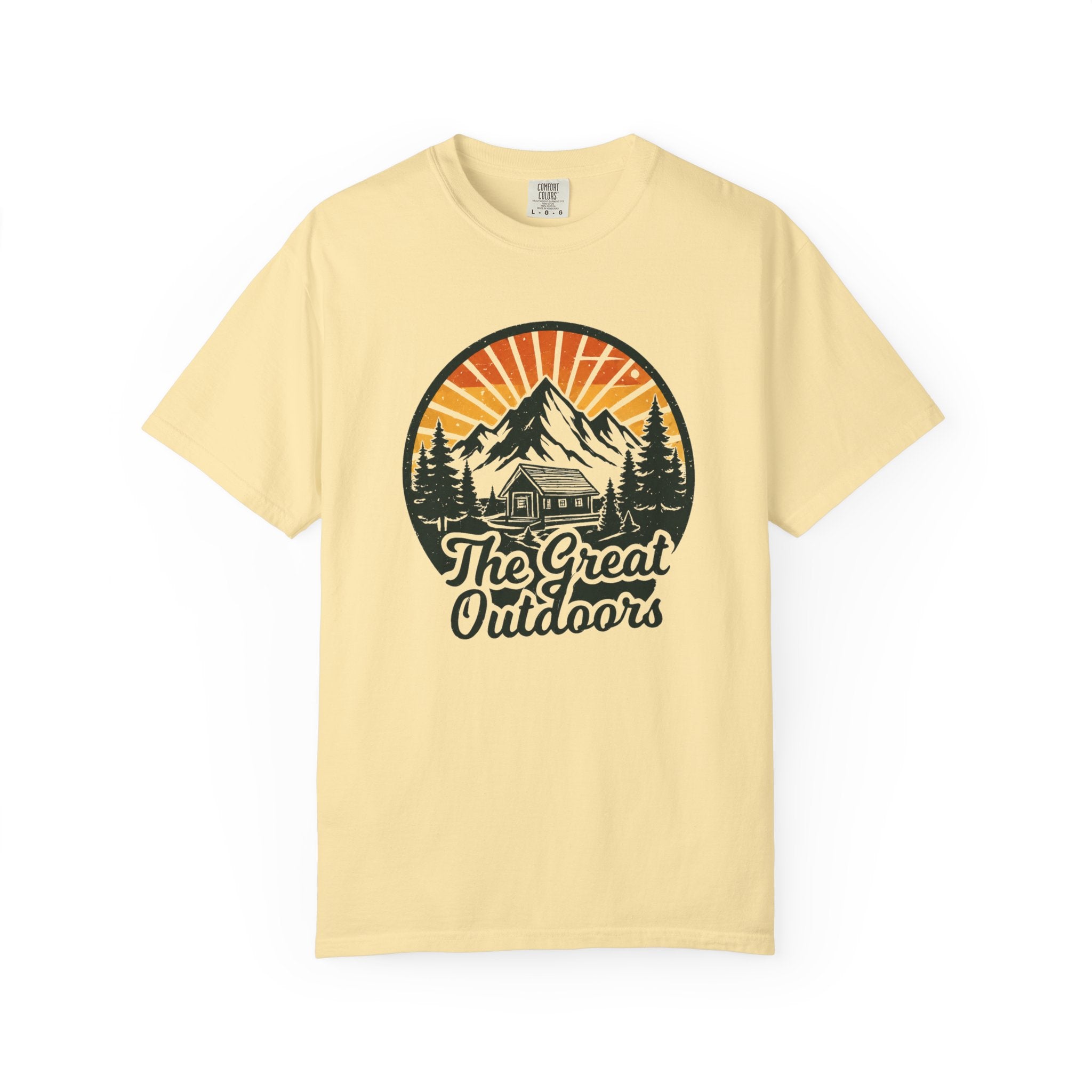 The Great Outdoors - Retro Mountain Cabin Tee