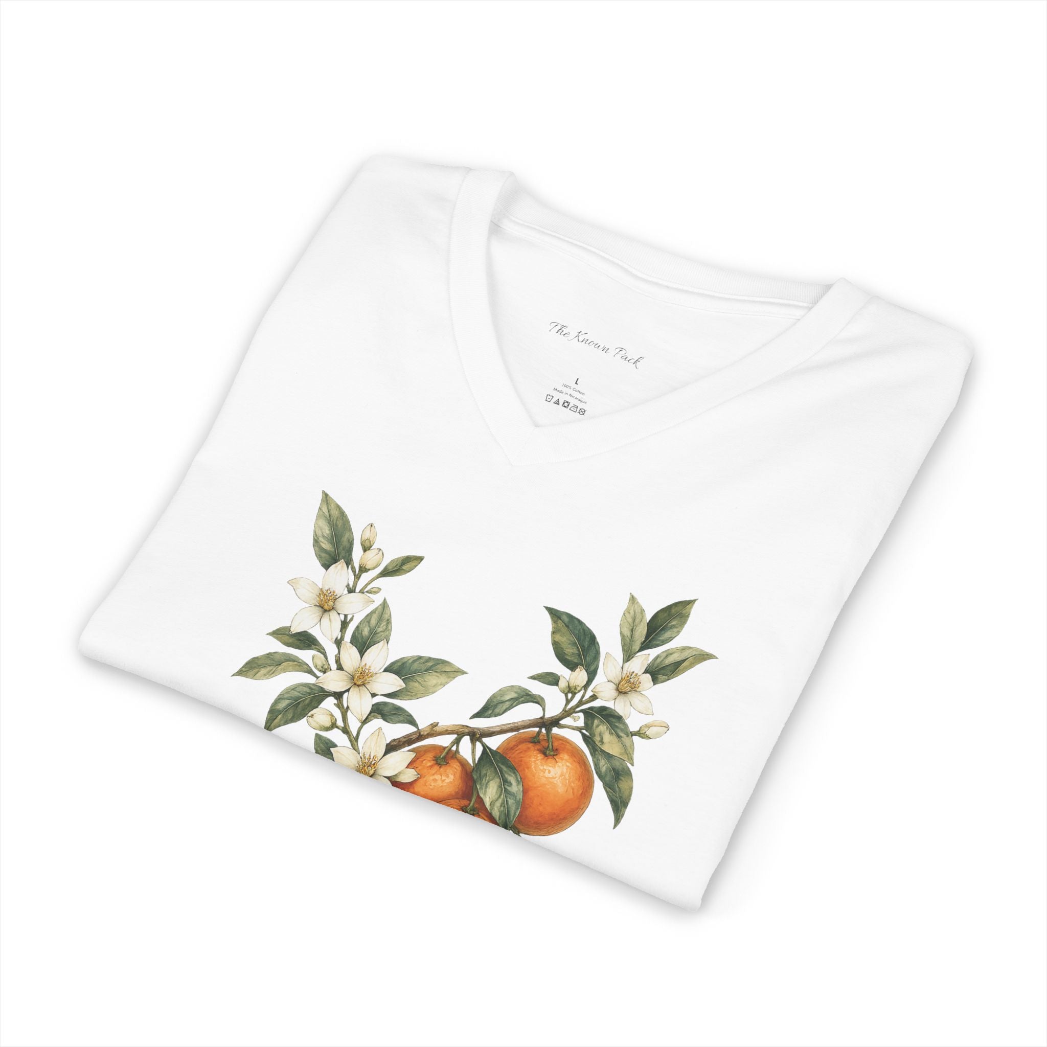 Orange Blossom Branch (V-Neck) Tee