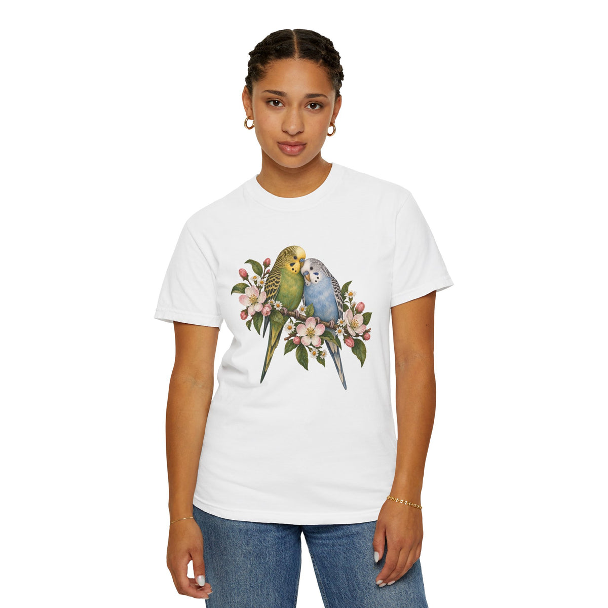 Budgie Parakeet T-Shirt — Where You Perch