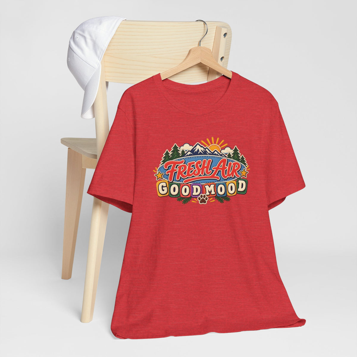 Fresh Air Good Mood T-Shirt — Garment-Dyed Cotton