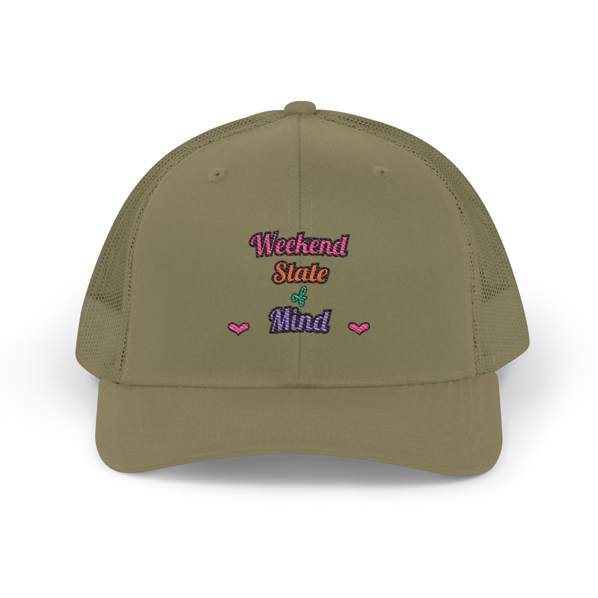 Weekend State of Mind — Embroidered Trucker Hat