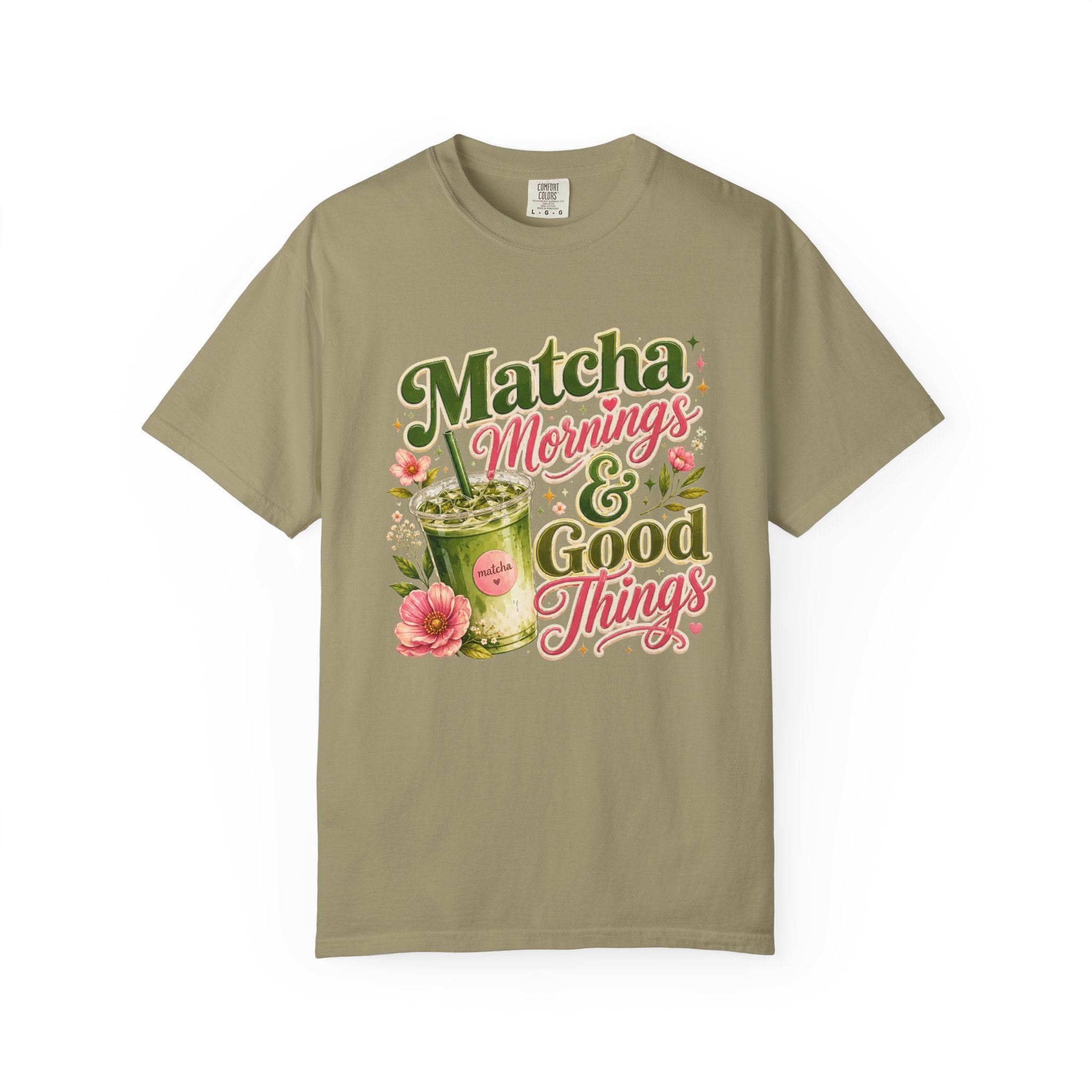 Matcha Mornings & Good Things - Retro Latte Tee