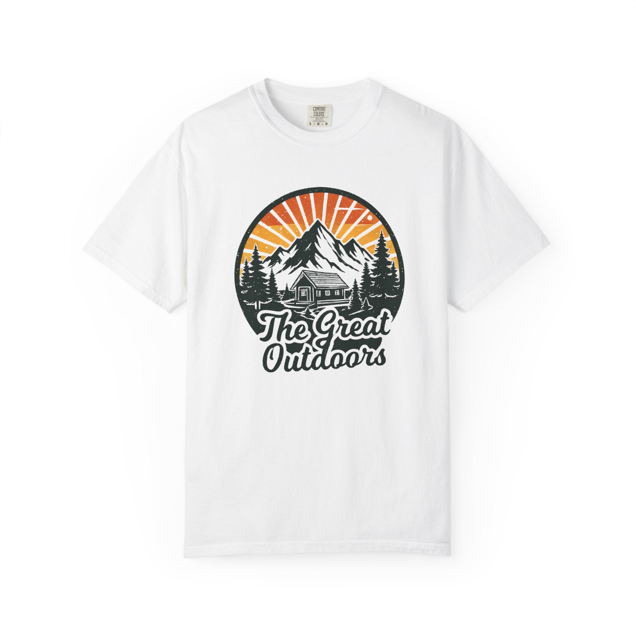 The Great Outdoors - Retro Mountain Cabin Tee