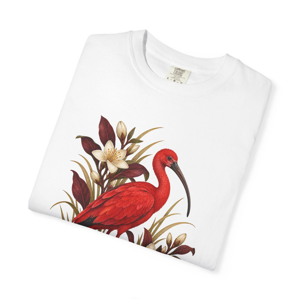 Scarlet Ibis T-Shirt — A Flame Among Flowers